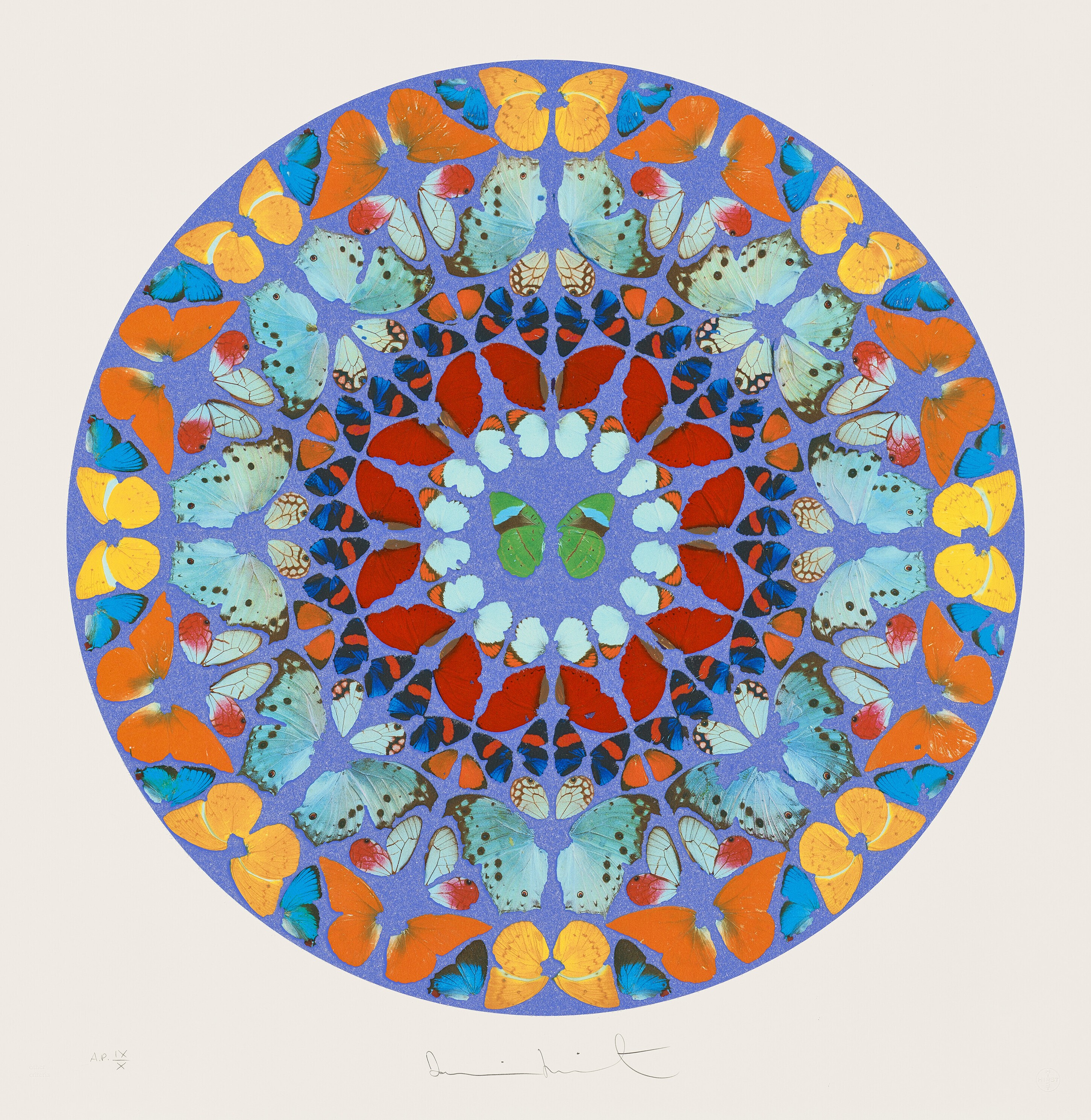 Damien Hirst - Domino Confido, from: Psalms