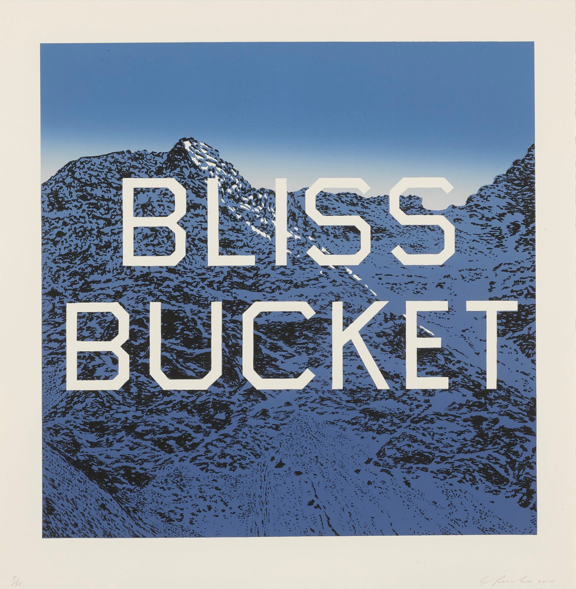 Ed Ruscha - Bliss Bucket