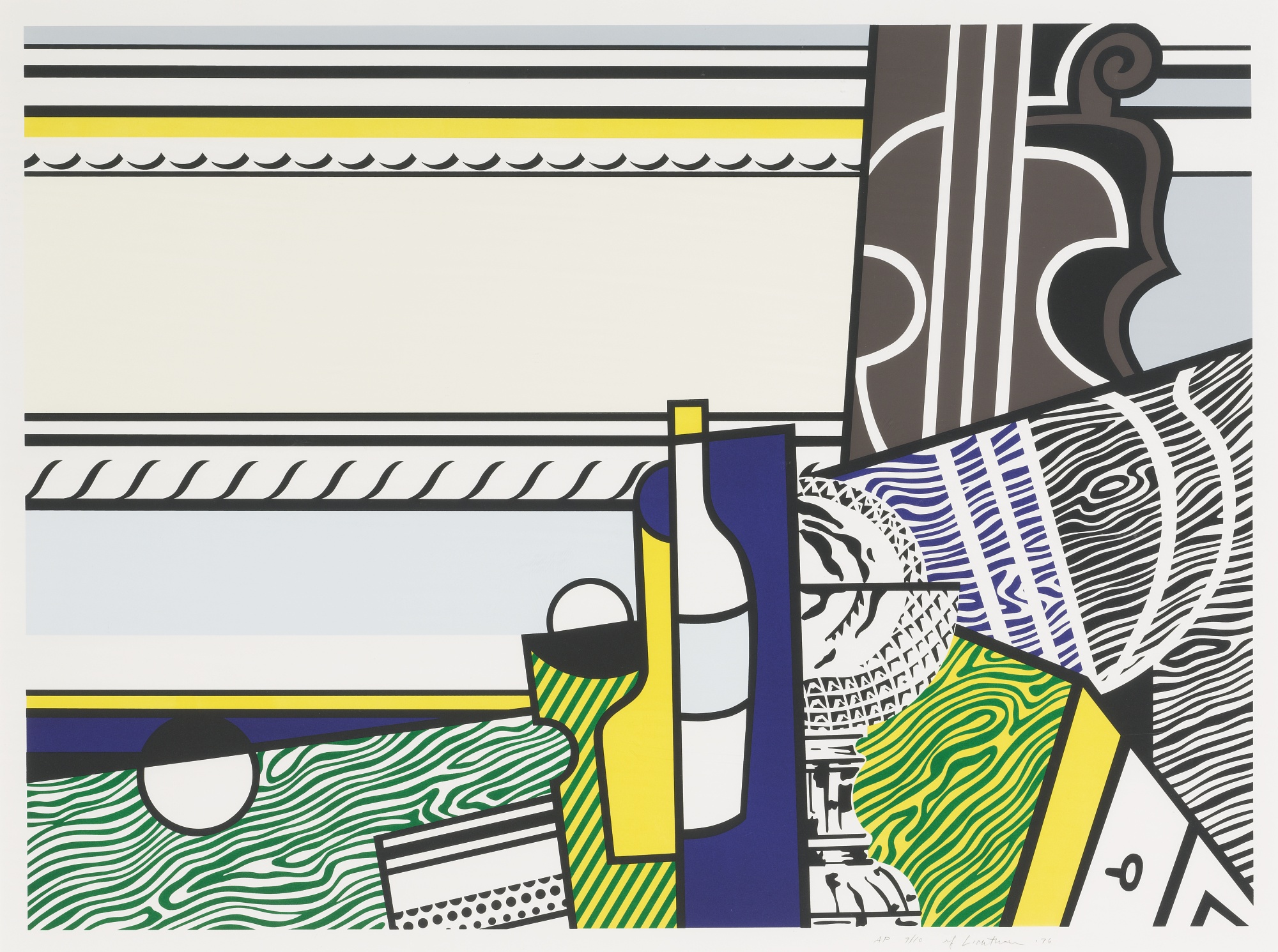 Roy Lichtenstein - Still Life with Crystal Bowl (C. 150)
