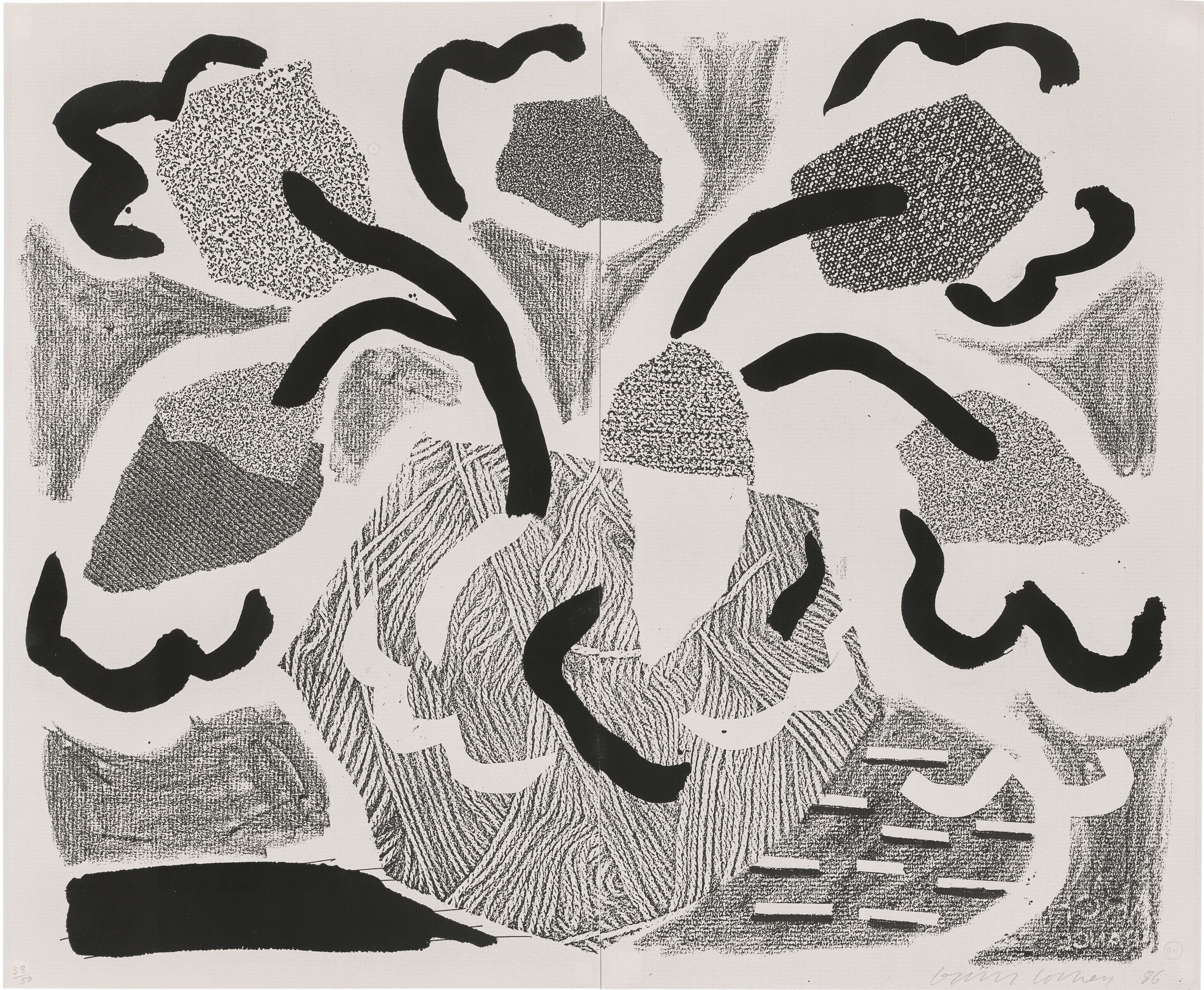 David Hockney - Grey Blooms