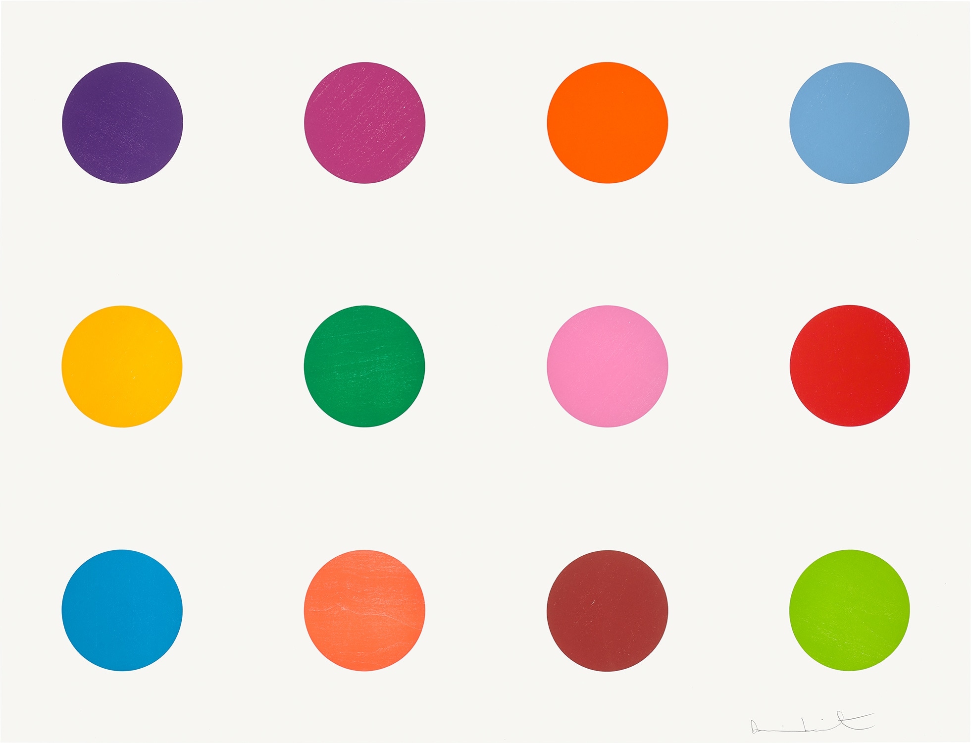 Damien Hirst - Tyloxapol, from 12 Woodcut Spots