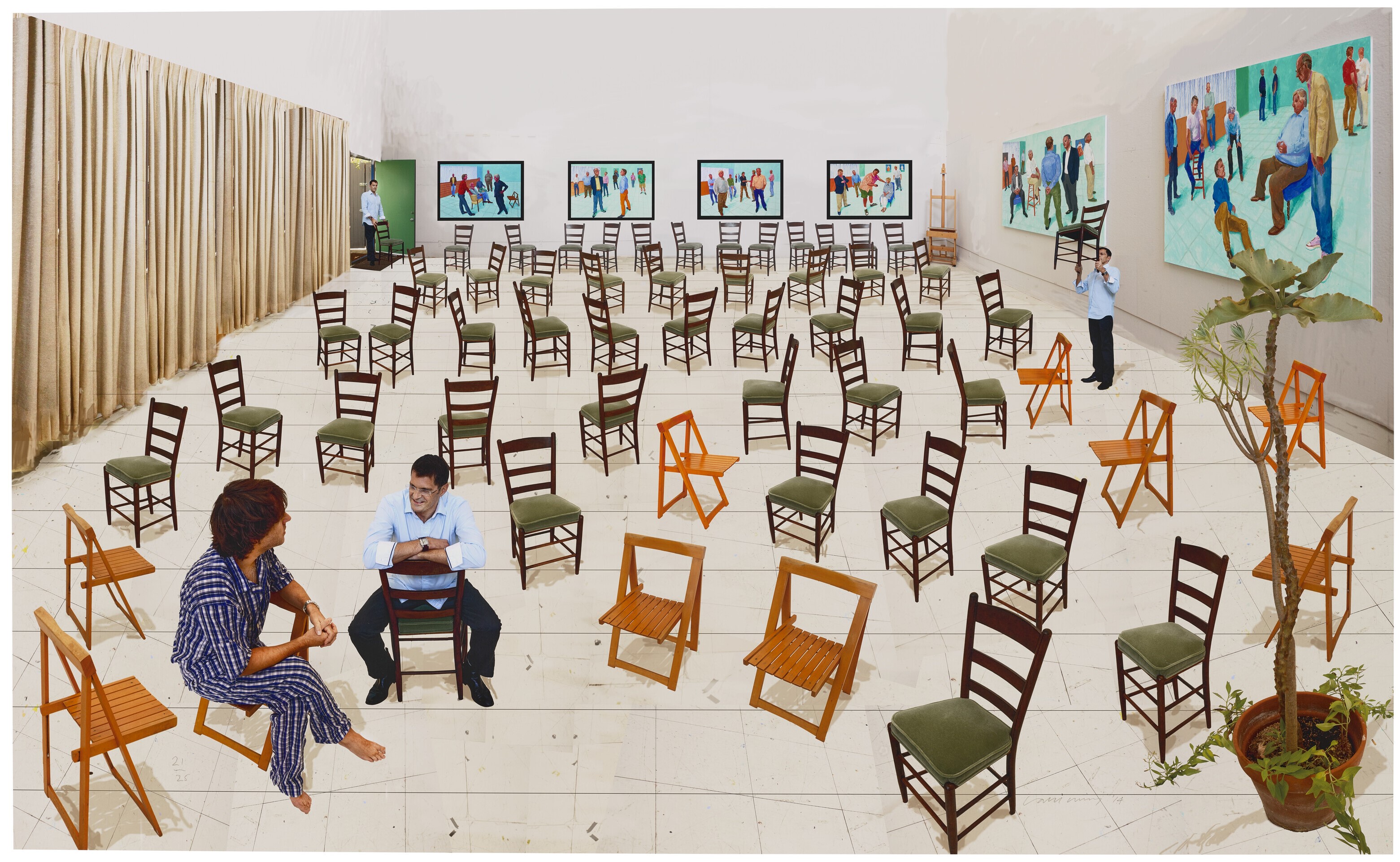 David Hockney - The Chairs