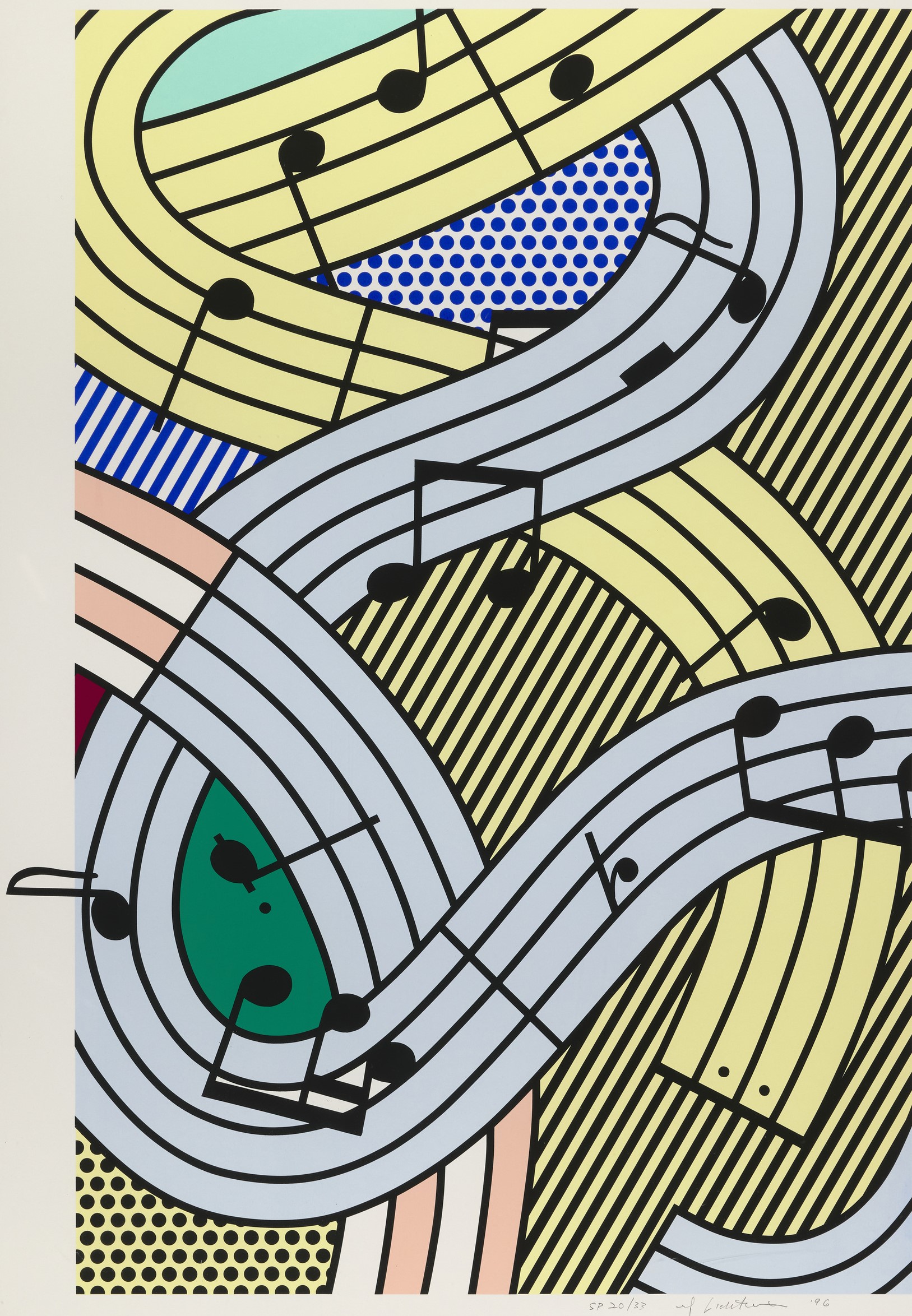 Roy Lichtenstein - Composition III