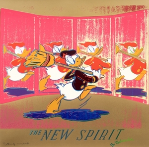 Andy Warhol - The New Spirit (Donald Duck), from 'Ads'