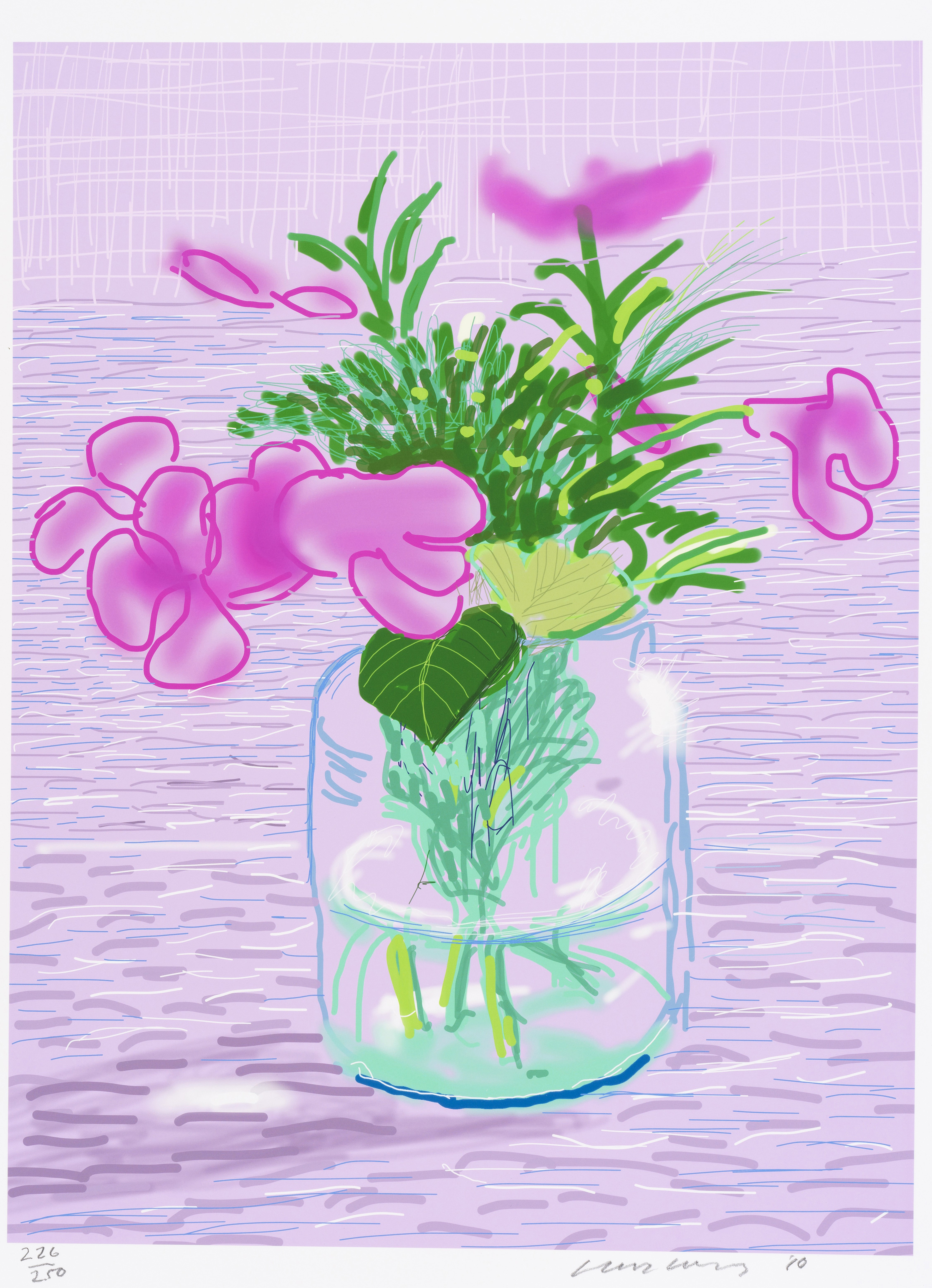 David Hockney - iPad Drawing 'Untitled, 329'