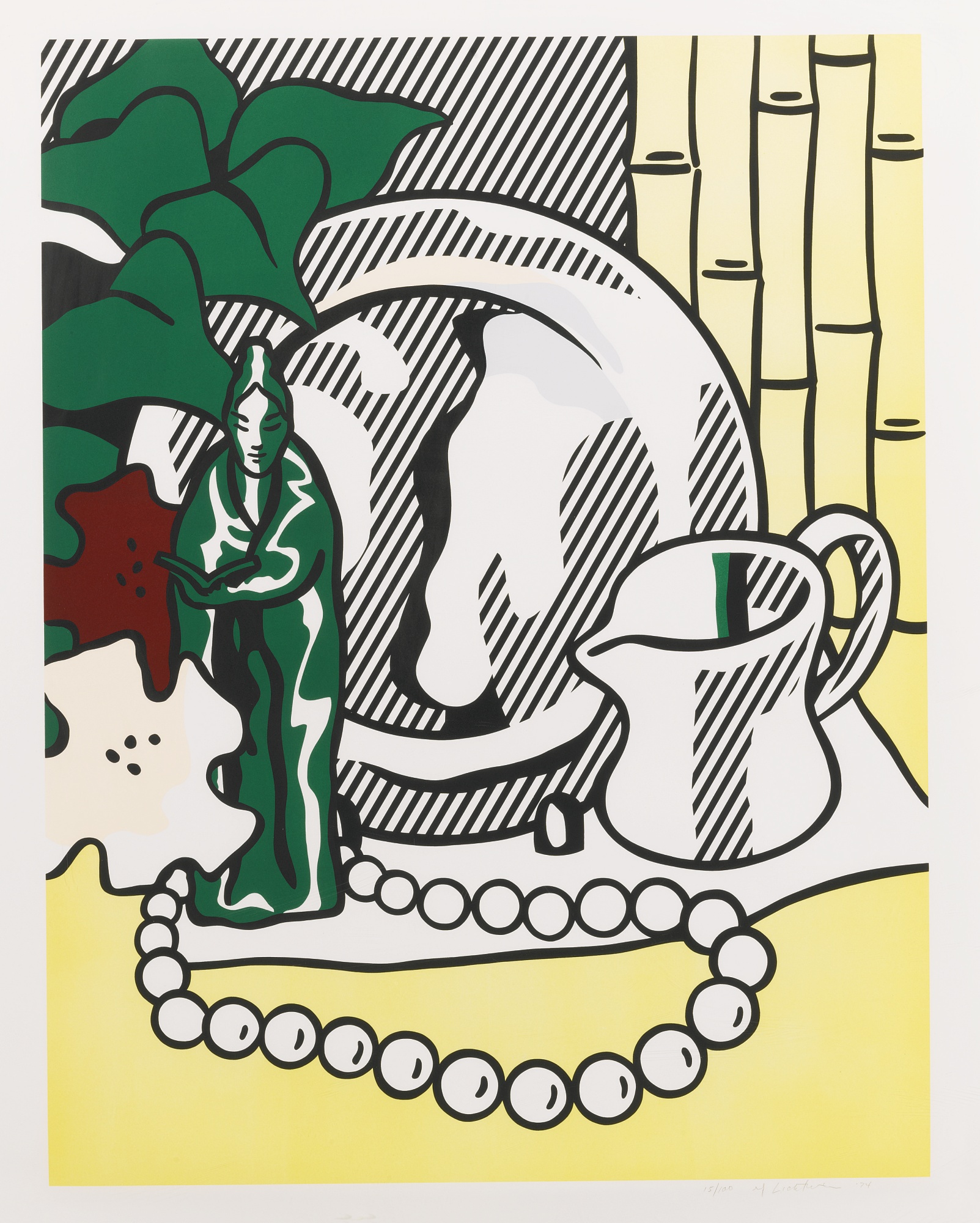 Roy Lichtenstein - Still Life with Figurine (C. 128)
