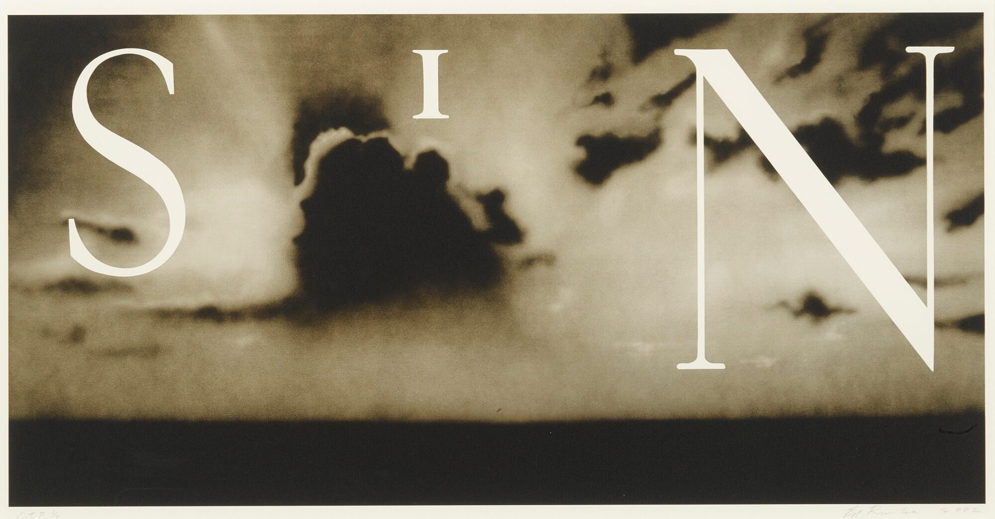 Ed Ruscha - SIN-WITHOUT