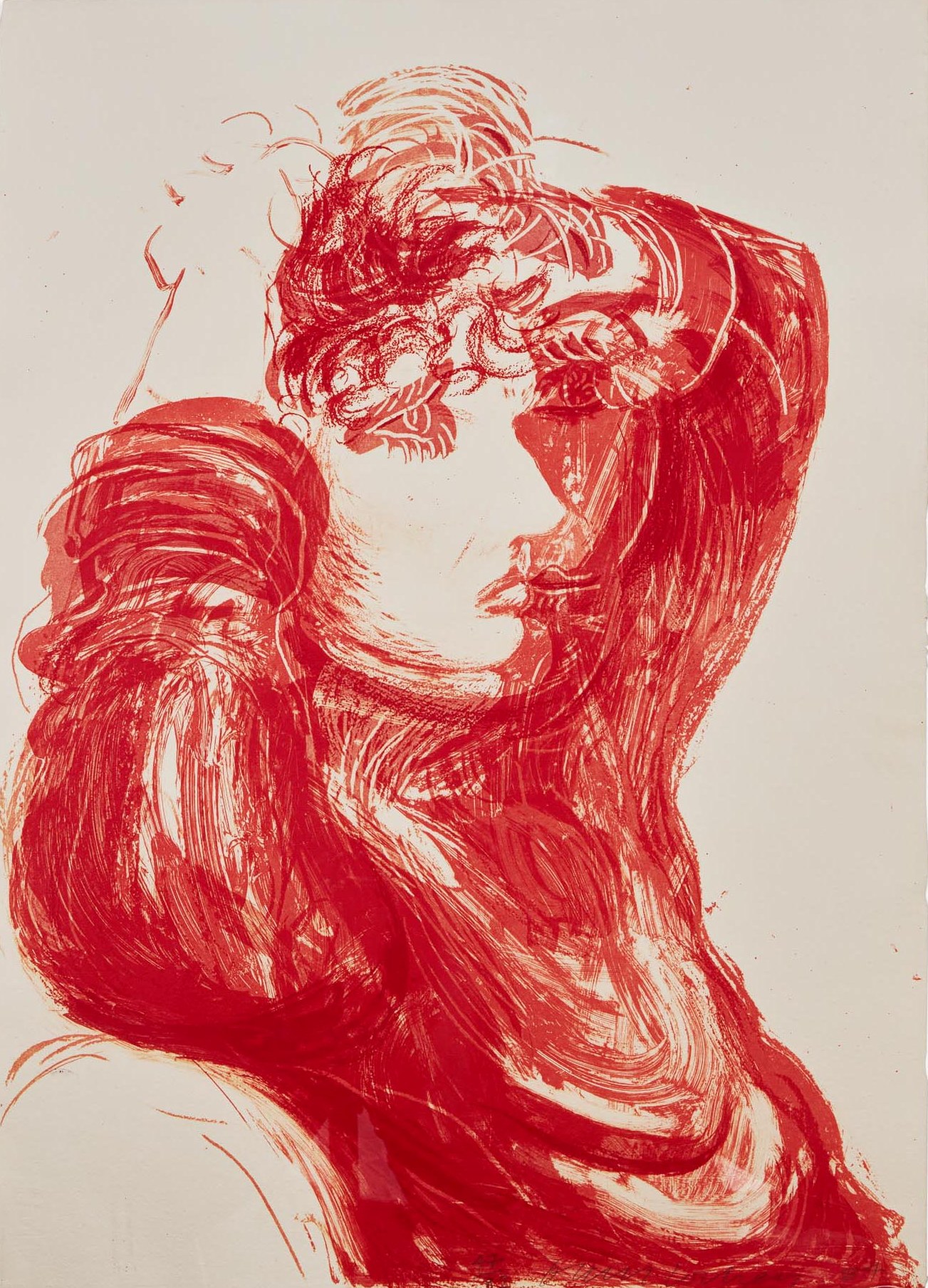 David Hockney - Red Celia