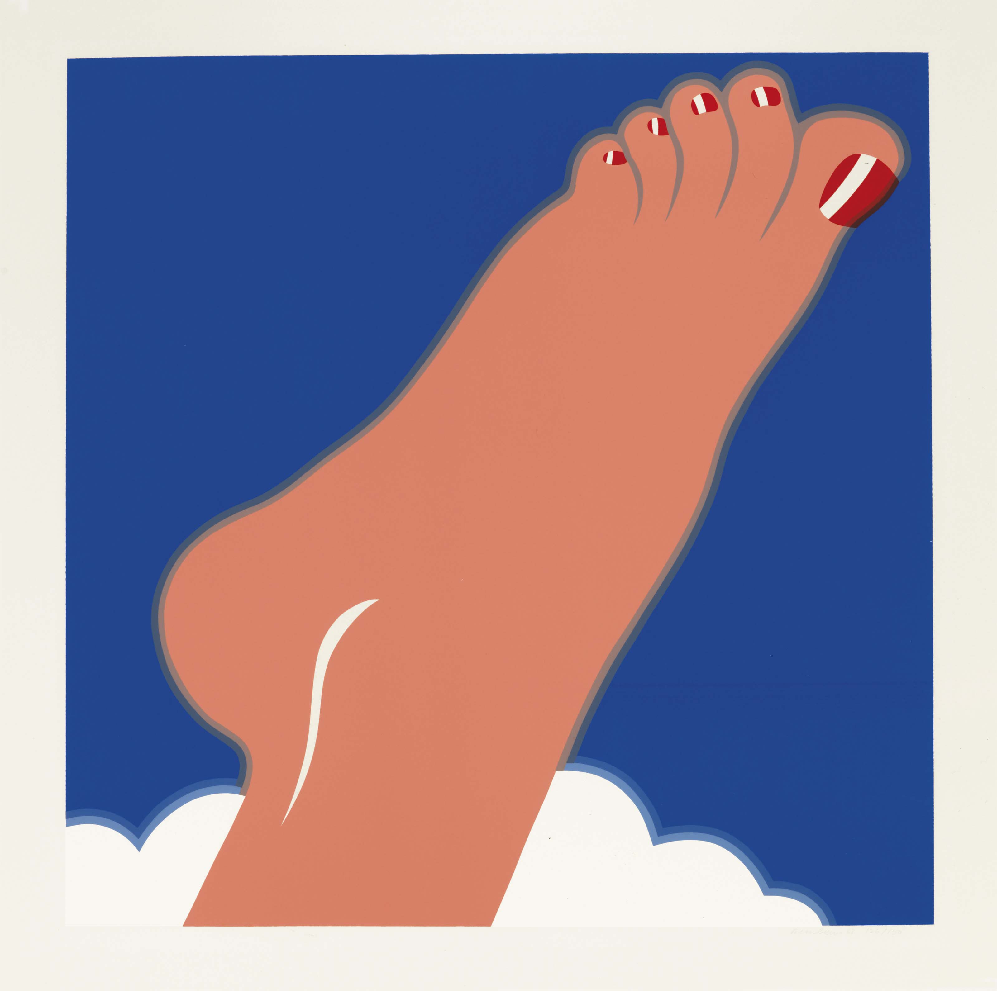 Tom Wesselmann - Seascape (Foot), from Edition 68