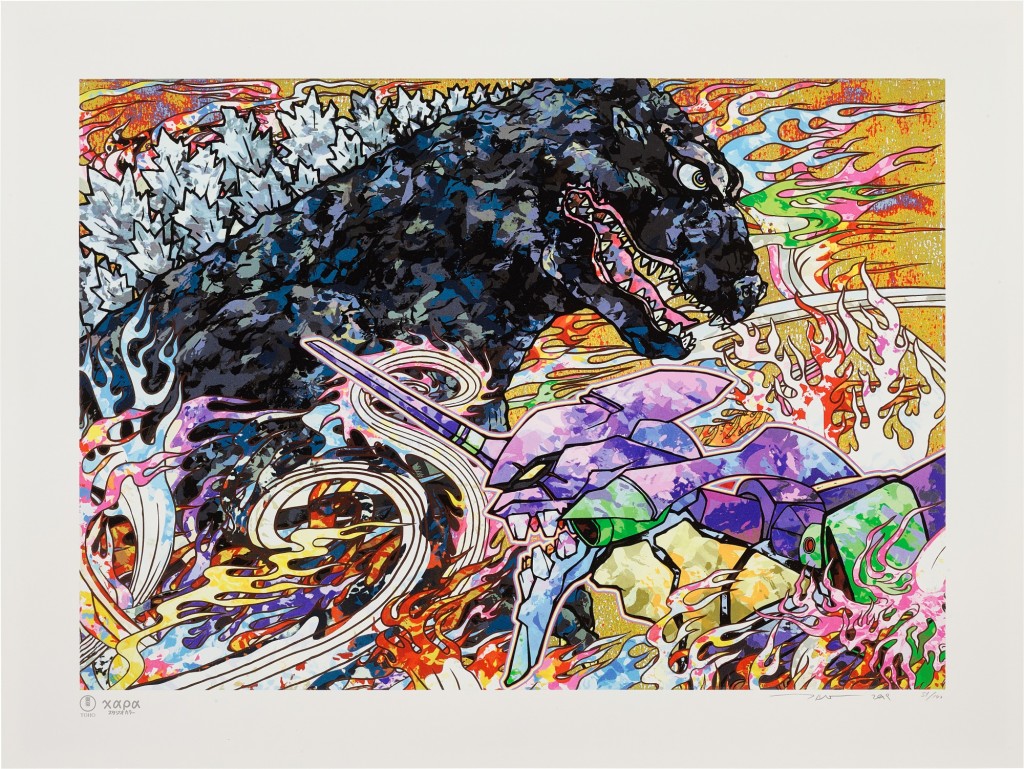 Takashi Murakami - HOMAGE TO DIRECTOR HIDEAKI ANNO: GODZILLA RESURGENCE & EVANGELION