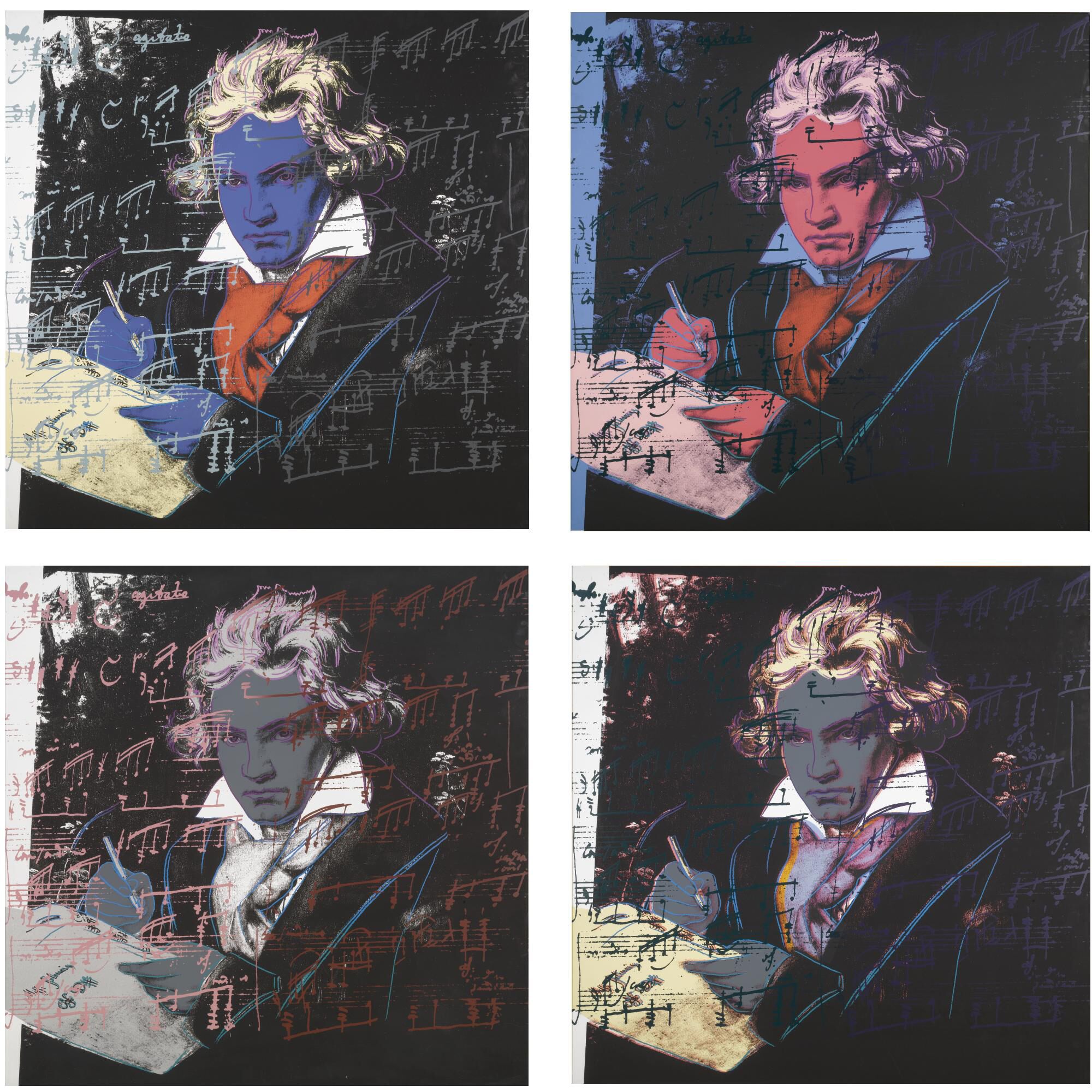 Andy Warhol - Beethoven (F. & S. II.390-393)