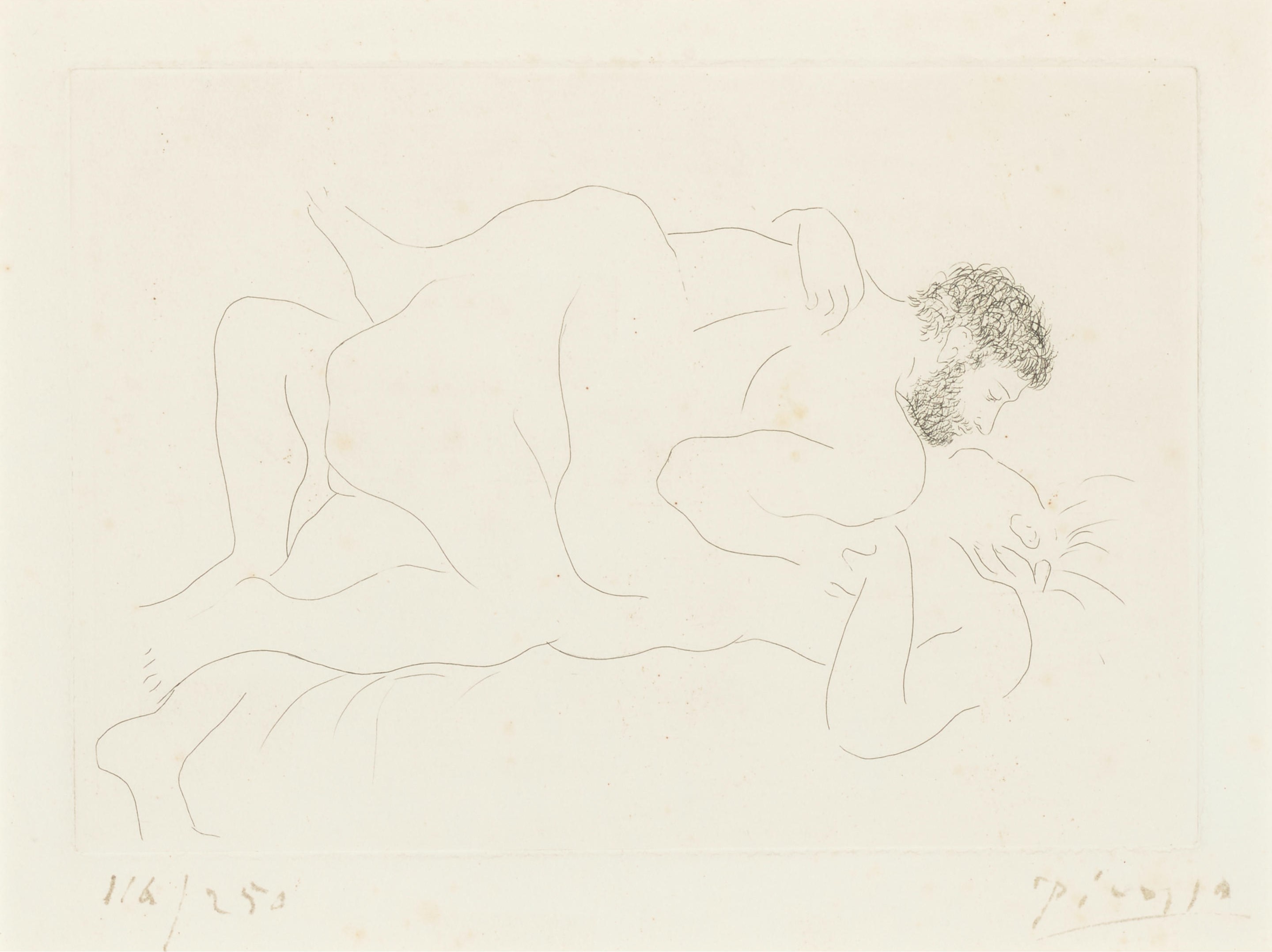 Pablo Picasso - Homme et femme (Man and Woman)