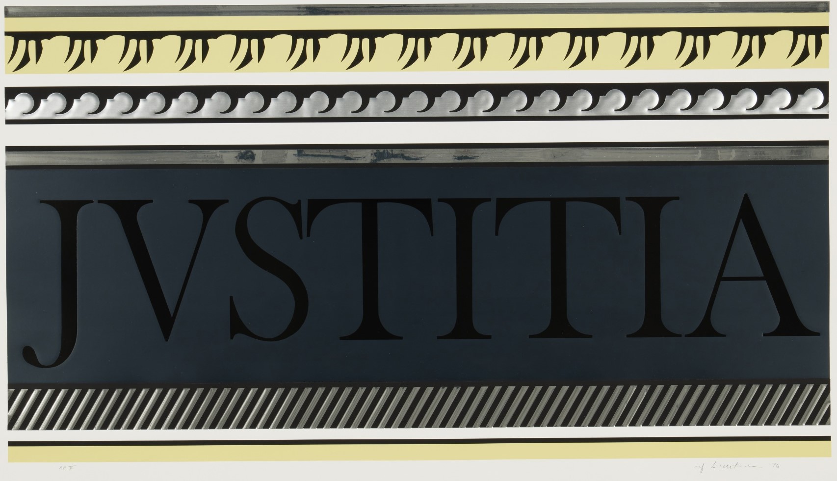 Roy Lichtenstein - Entablature X