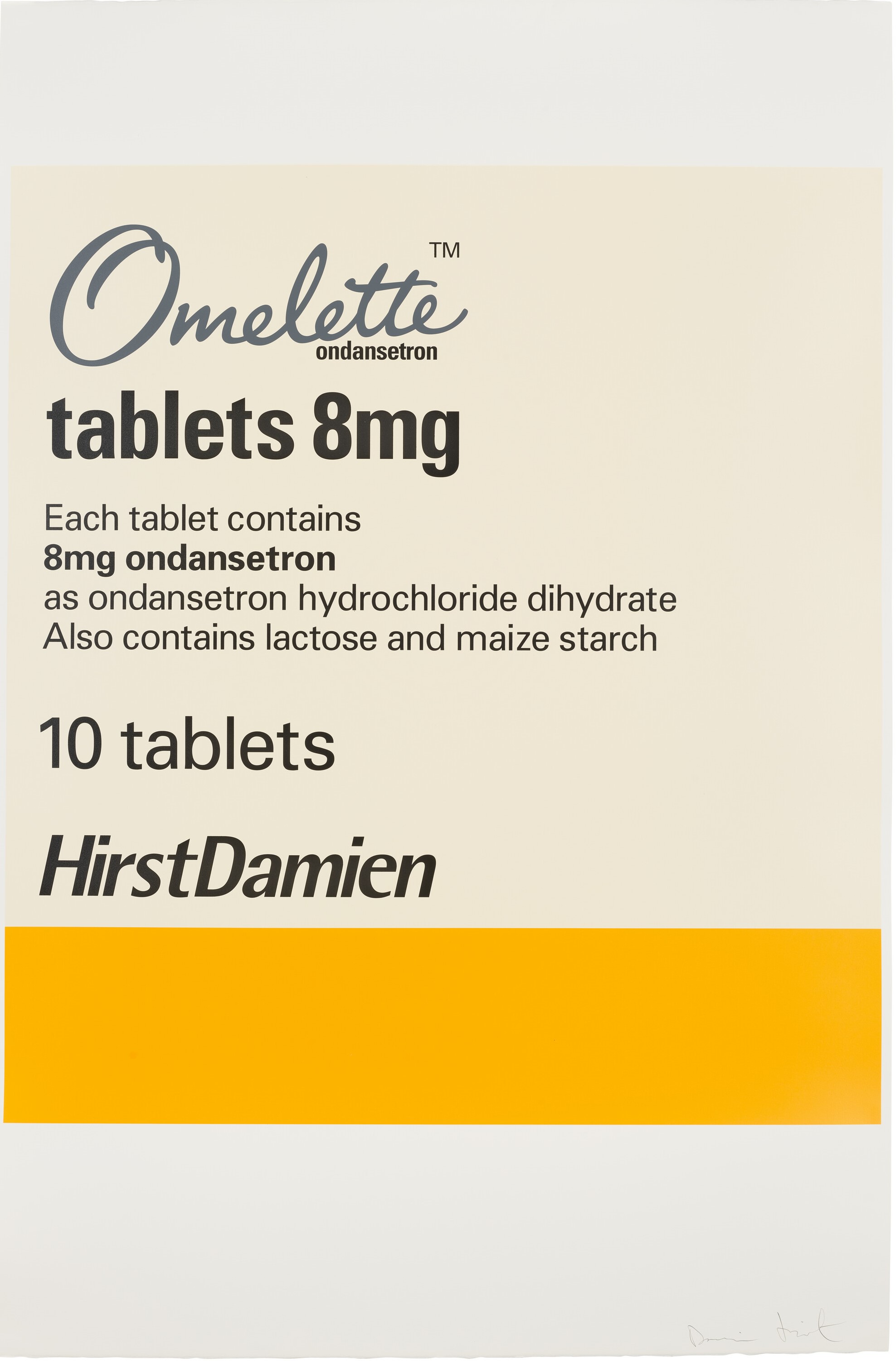 Damien Hirst - Omelette, from: The Last Supper