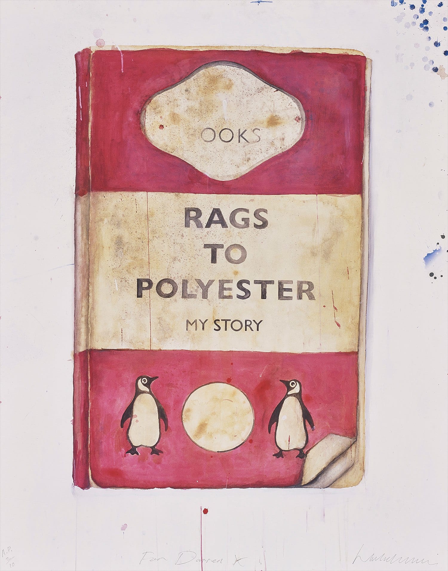 Harland Miller - Rags to Polyester