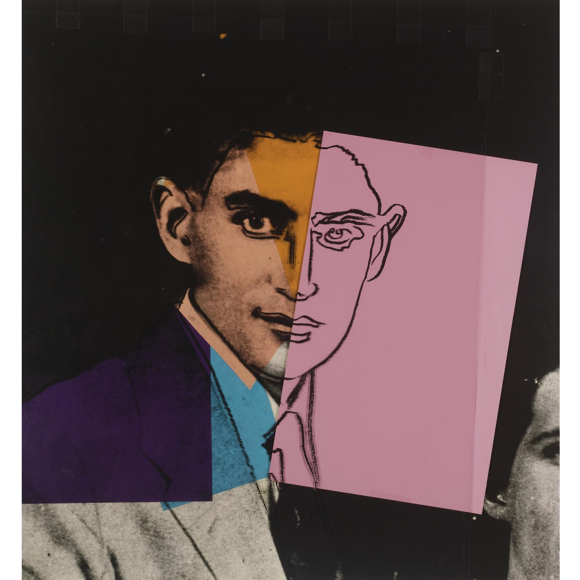Andy Warhol - Ten Portraits of Jews of the 20th Century: Franz Kafka