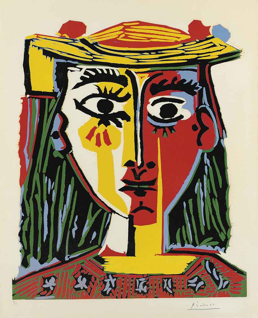 Pablo Picasso - Buste de Femme au Chapeau