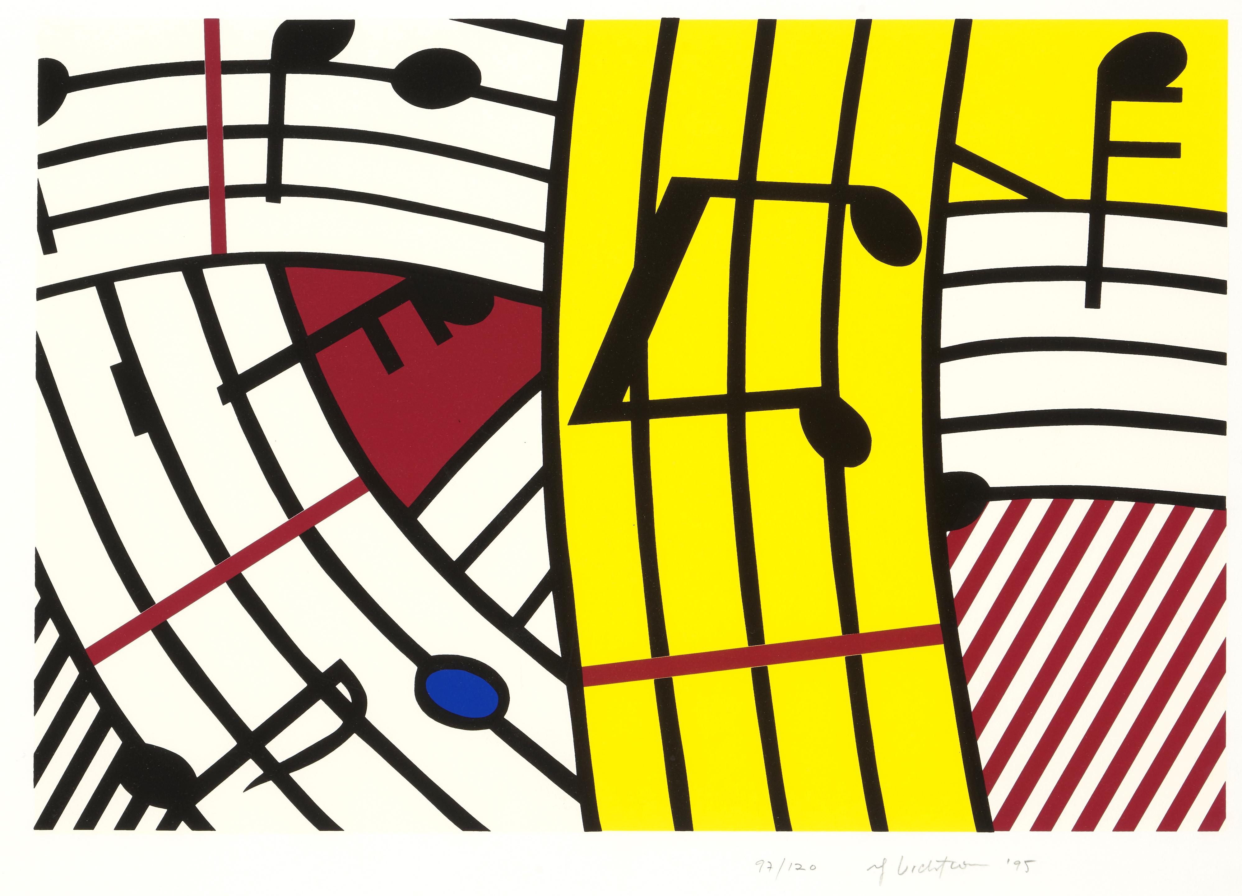 Roy Lichtenstein - Composition IV (Corlett 293)