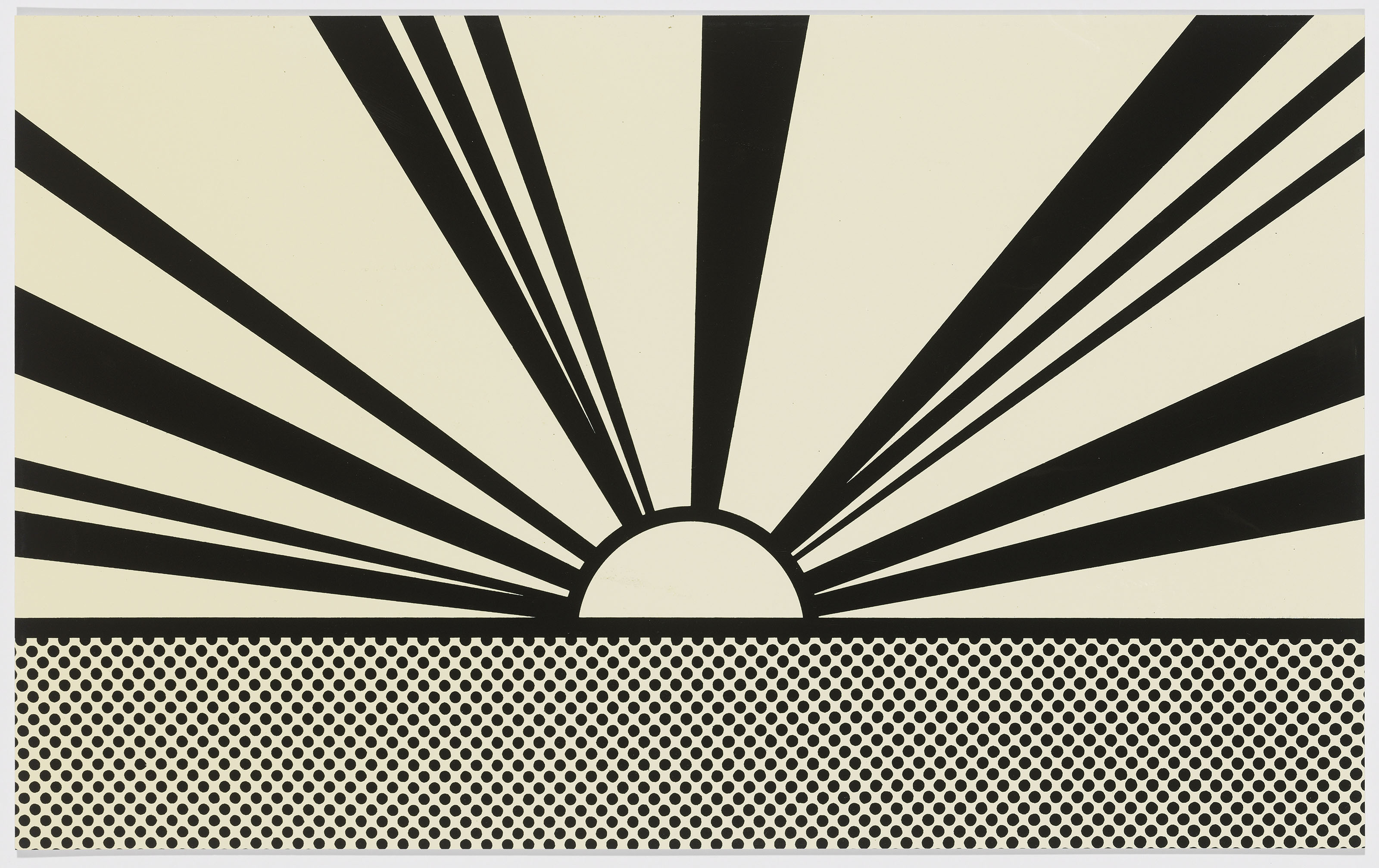 Roy Lichtenstein - Landscape 4, from: Ten Landscapes