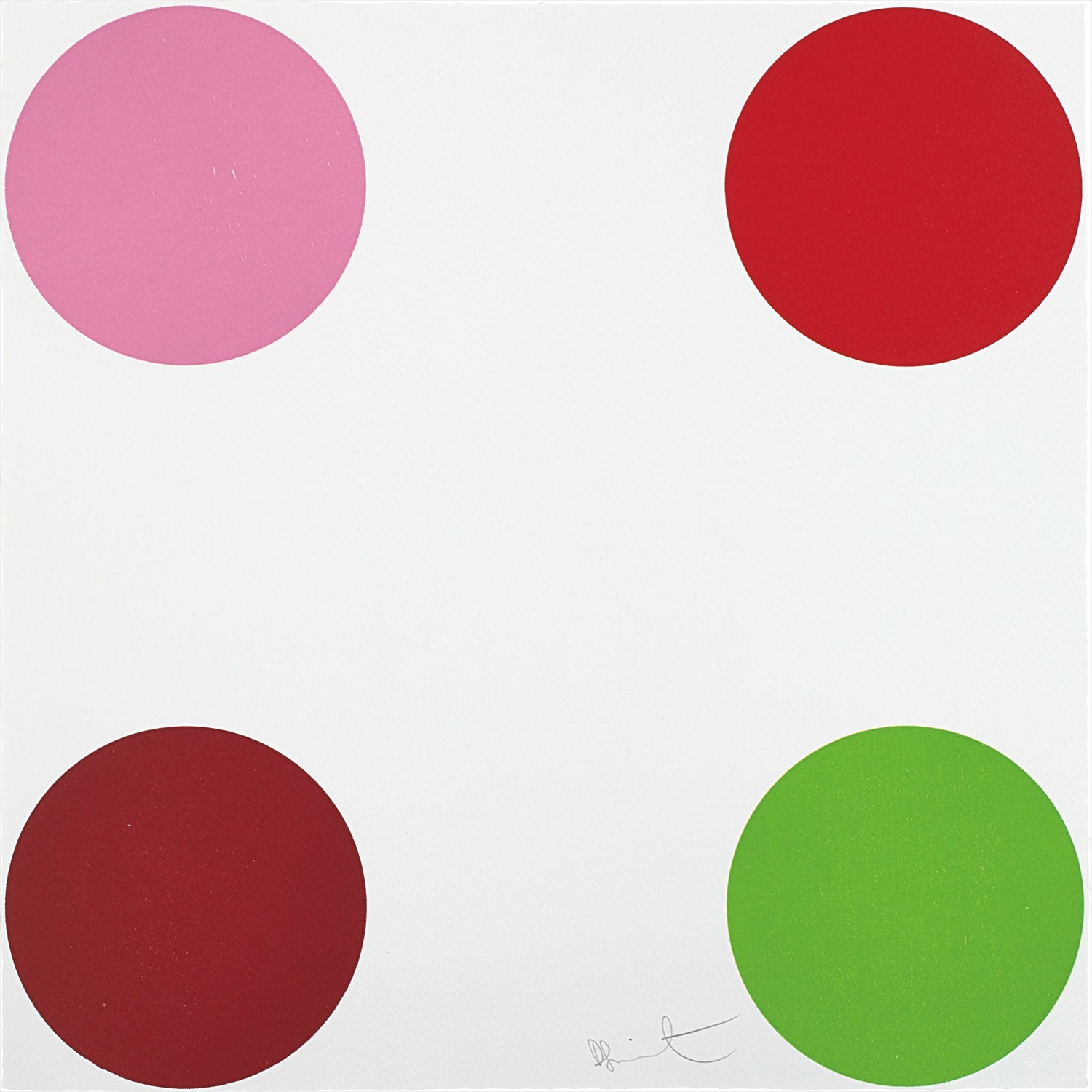 Damien Hirst - Curare, from 40 Woodcut Spots