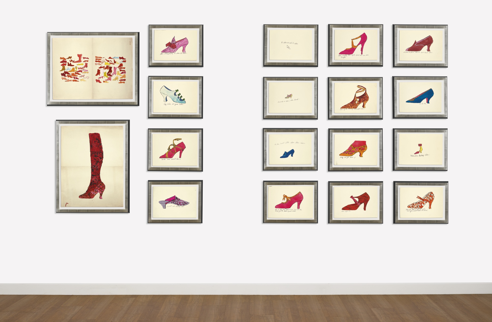 Andy Warhol - A LA RECHERCHE DU SHOE PERDU; AND SHOE AND LEG (F. & S. IV.69B - 85)