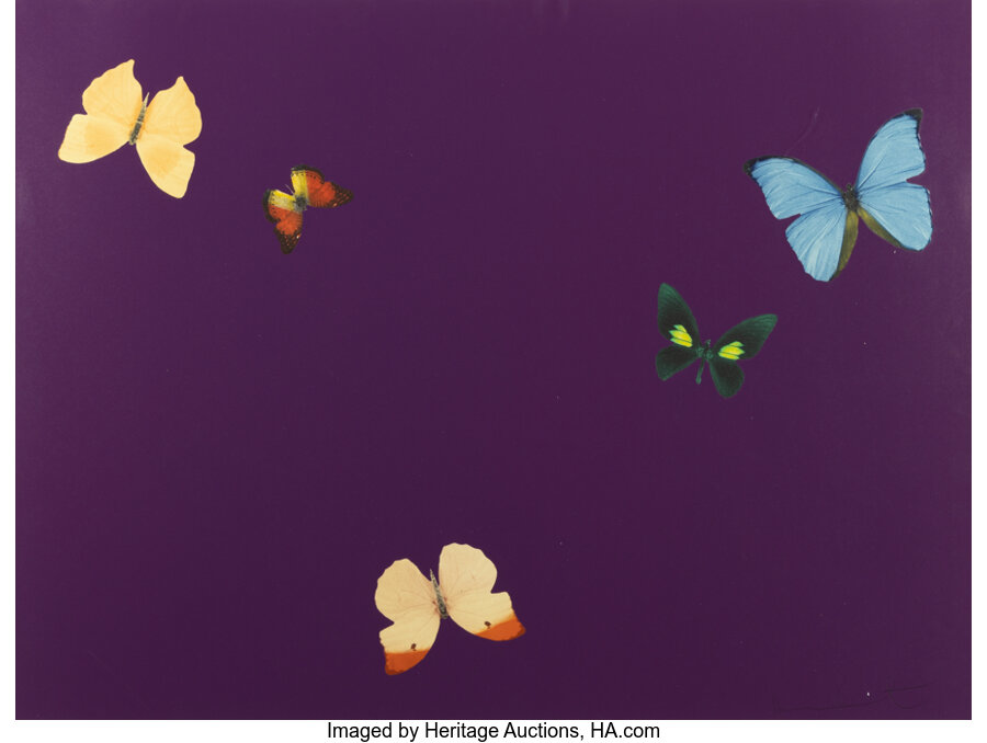 Damien Hirst - Be Thoughtful, from Lessons in Love