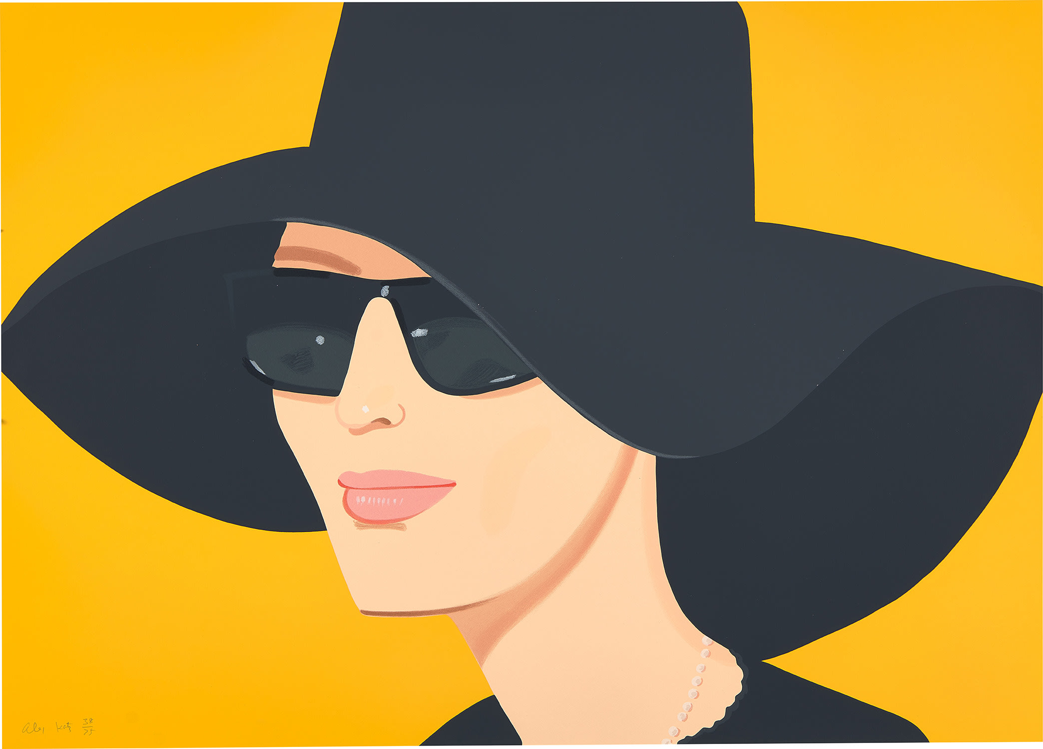 Alex Katz - Ulla in Black Hat (S. 465)