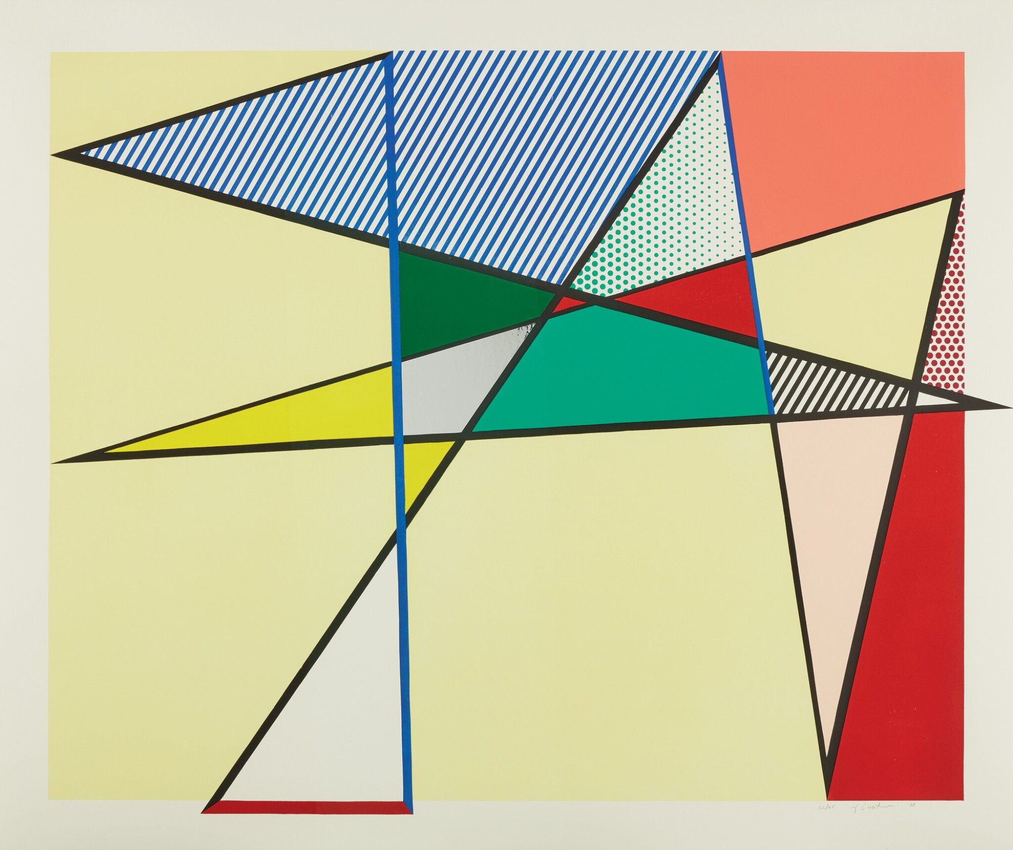 Roy Lichtenstein - Imperfect 67" x 79⅞"