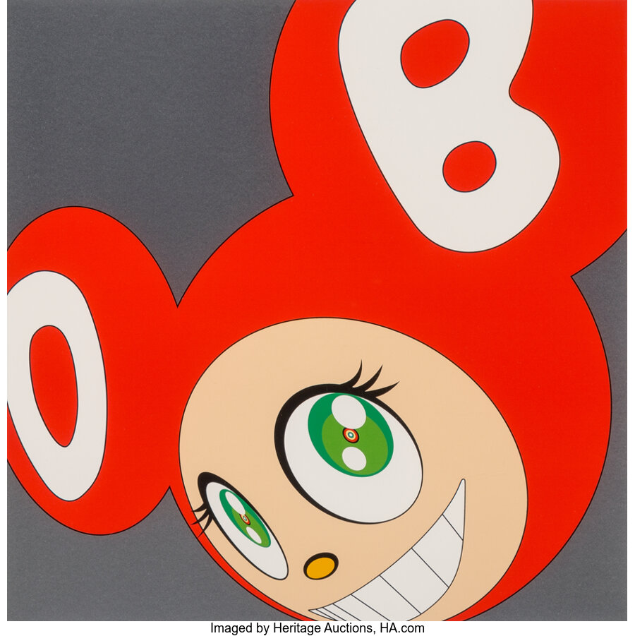 Takashi Murakami - And then and then and then and then and then (Red)