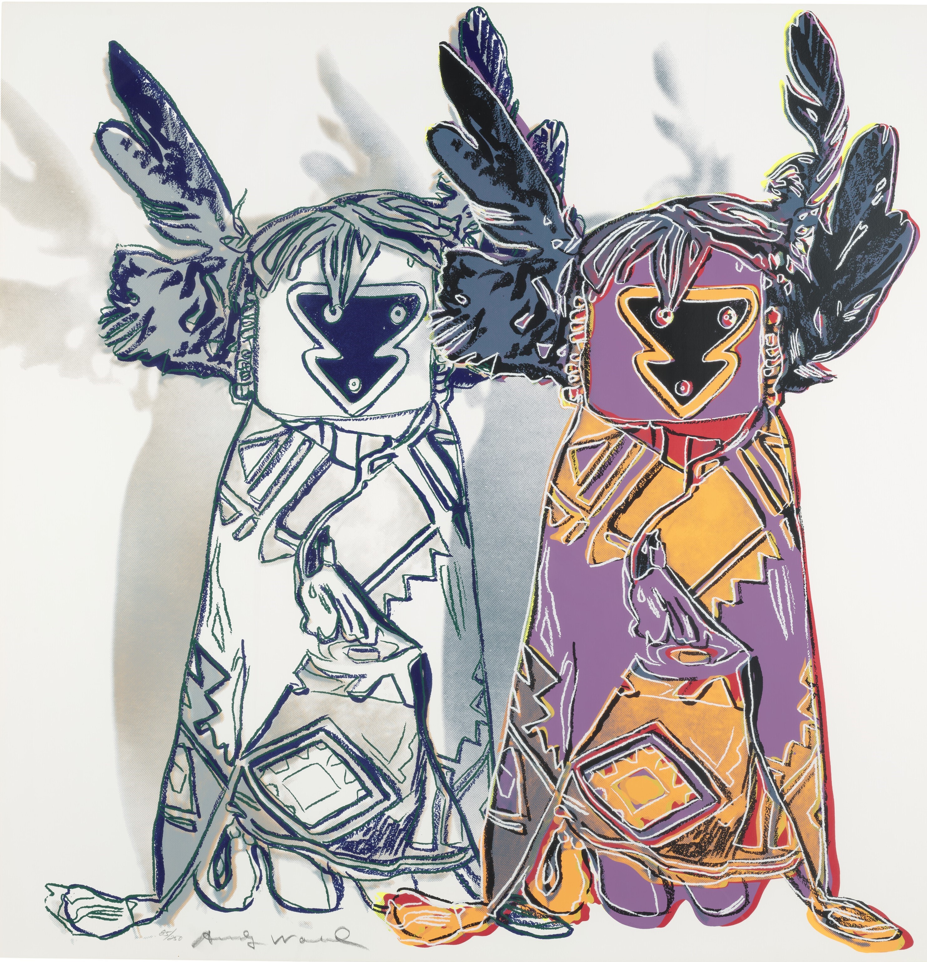 Andy Warhol - Kachina Dolls, from: Cowboys & Indians