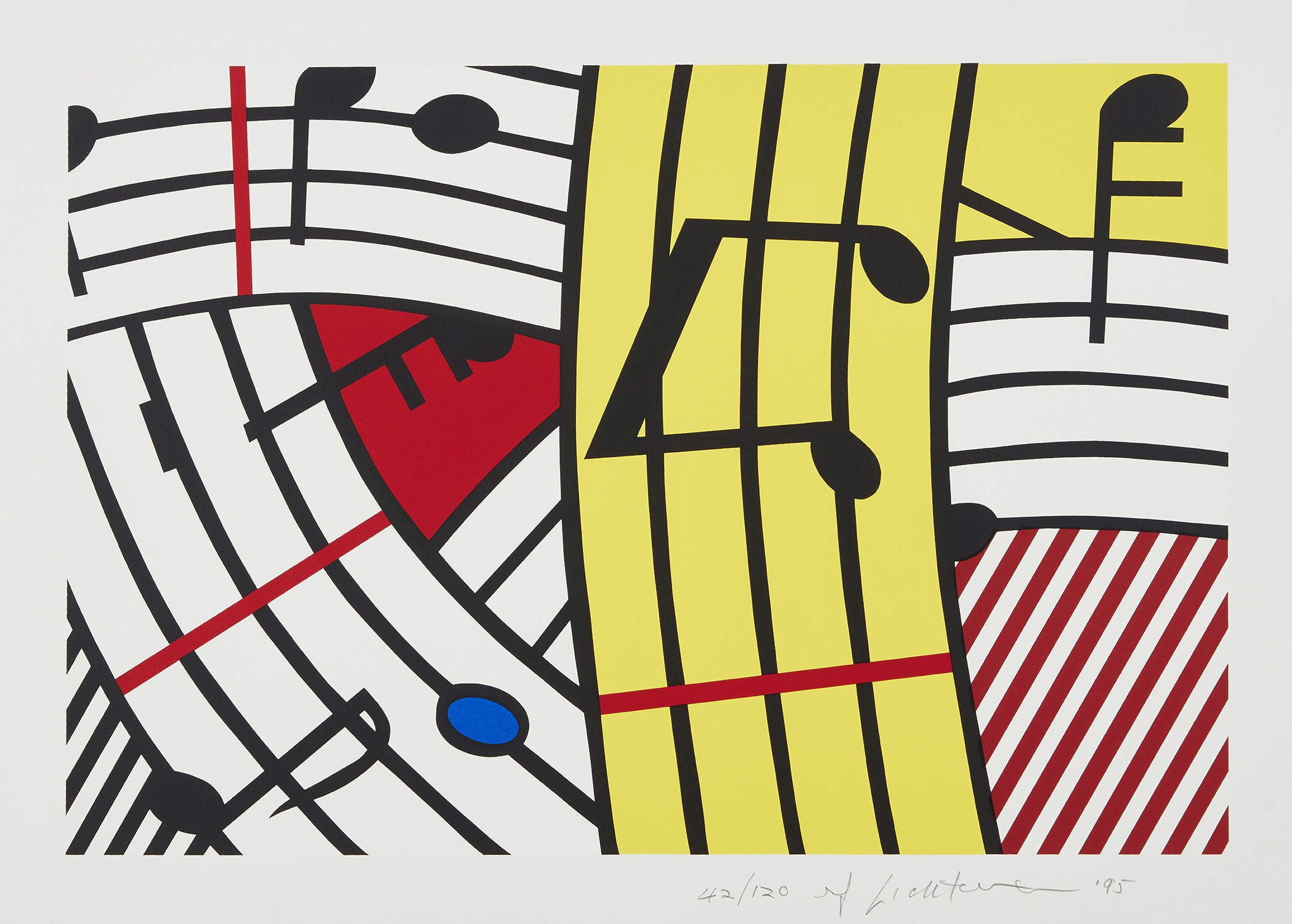 Roy Lichtenstein - Composition IV