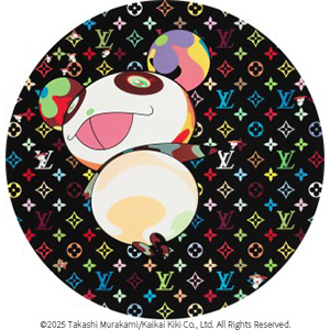 Takashi Murakami - LV BLACK MURAKAMI MULTICOLOR MONOGRAM Panda and Flower Hat Man