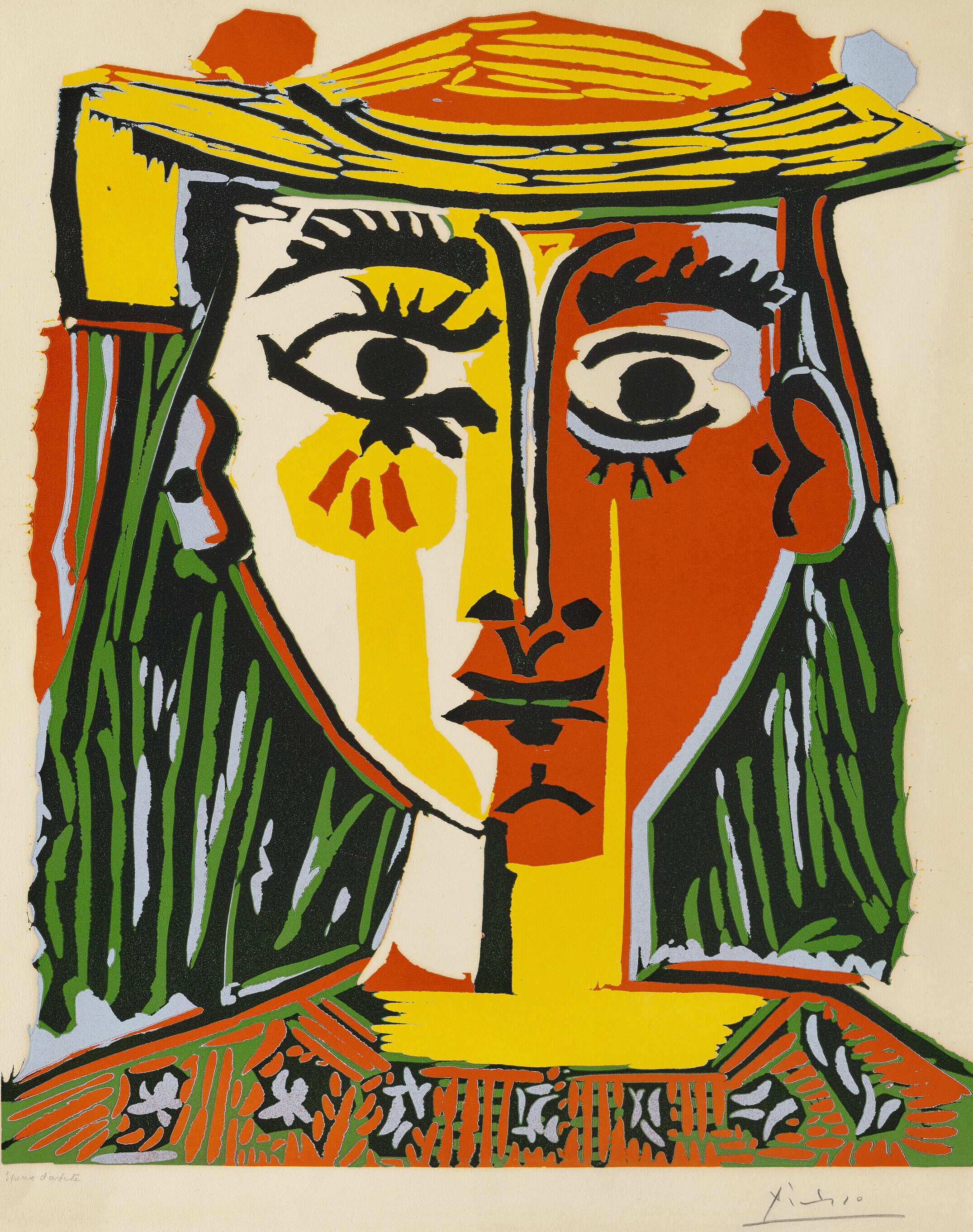 Pablo Picasso - Buste de Femme au Chapeau