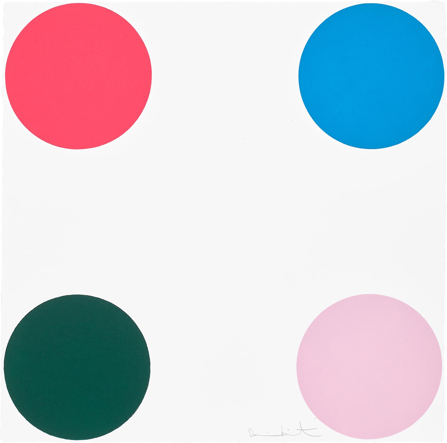 Damien Hirst - Cyclizine, from 12 Woodcut Spots