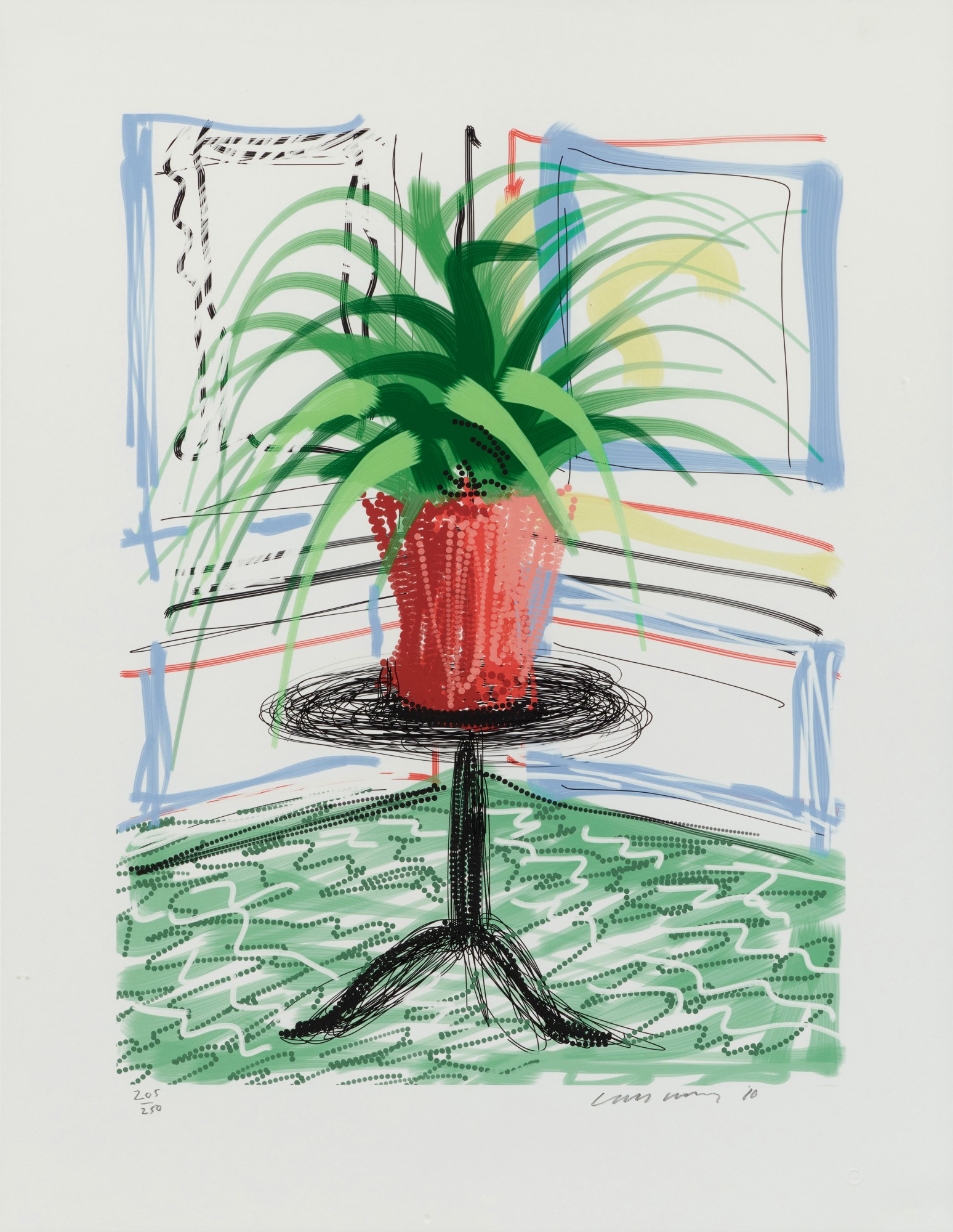 David Hockney - iPad drawing 'Untitled, 468'