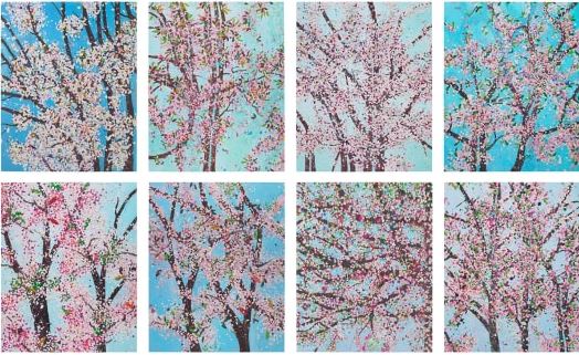Damien Hirst - Eight works from 'The Virtues': (i) H9-1 Justice; (ii) H9-2 Courage; (iii) Mercy H9-3; (iv) Politeness H9-4...