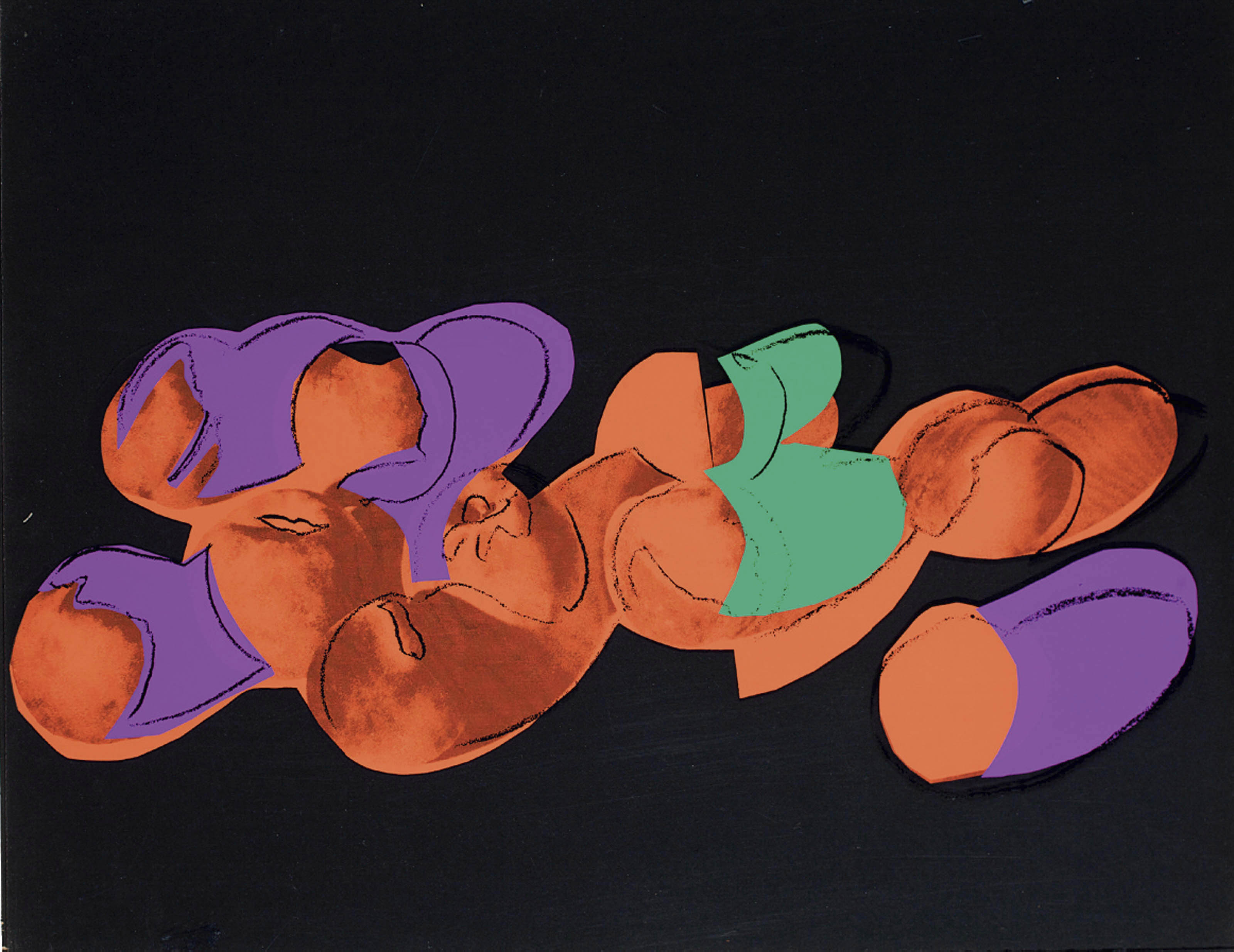 Andy Warhol - Peaches, from Space Fruit: Still Lifes