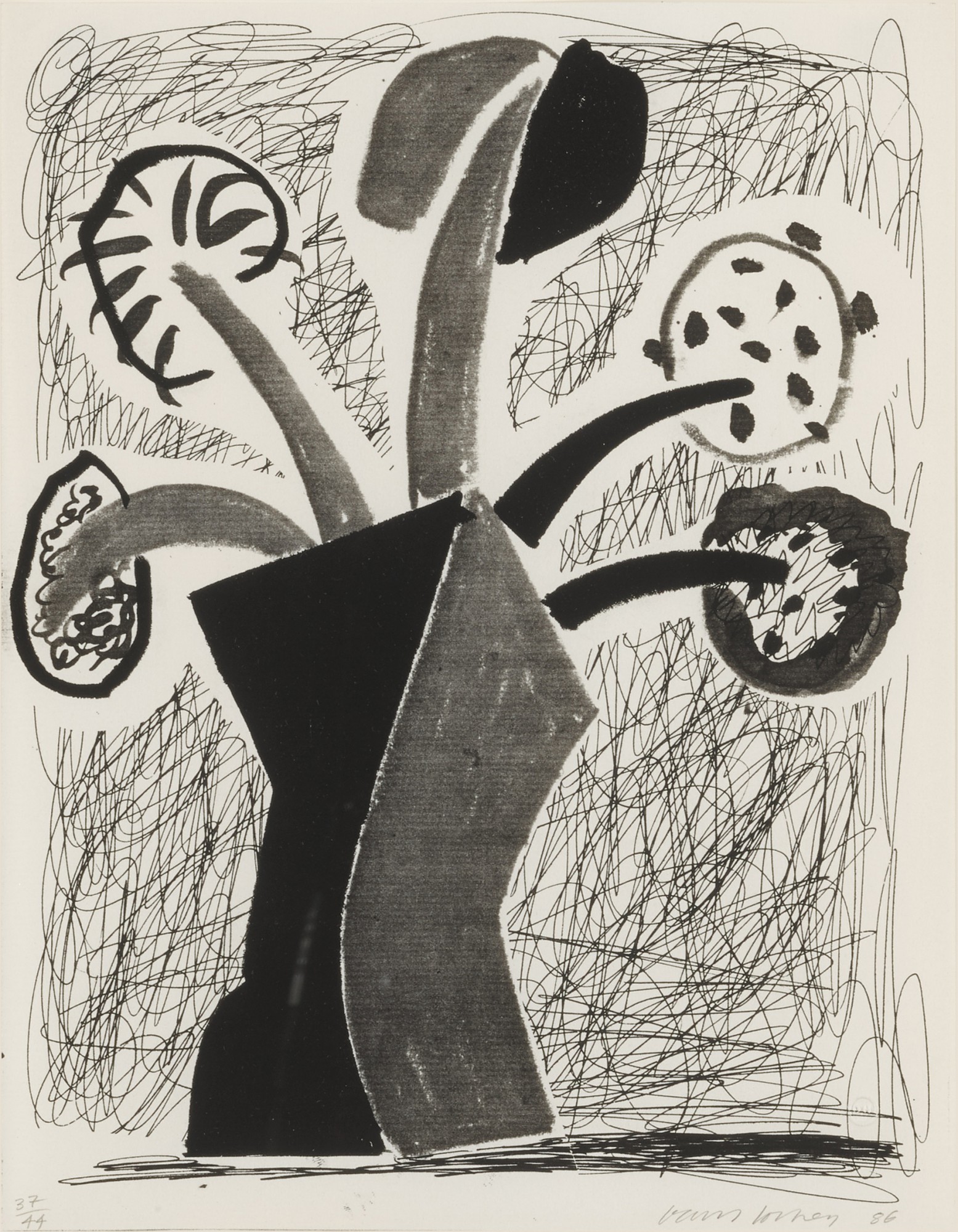David Hockney - Growing, June 1986 (Museum of Contemporary Art, Tokyo 315)