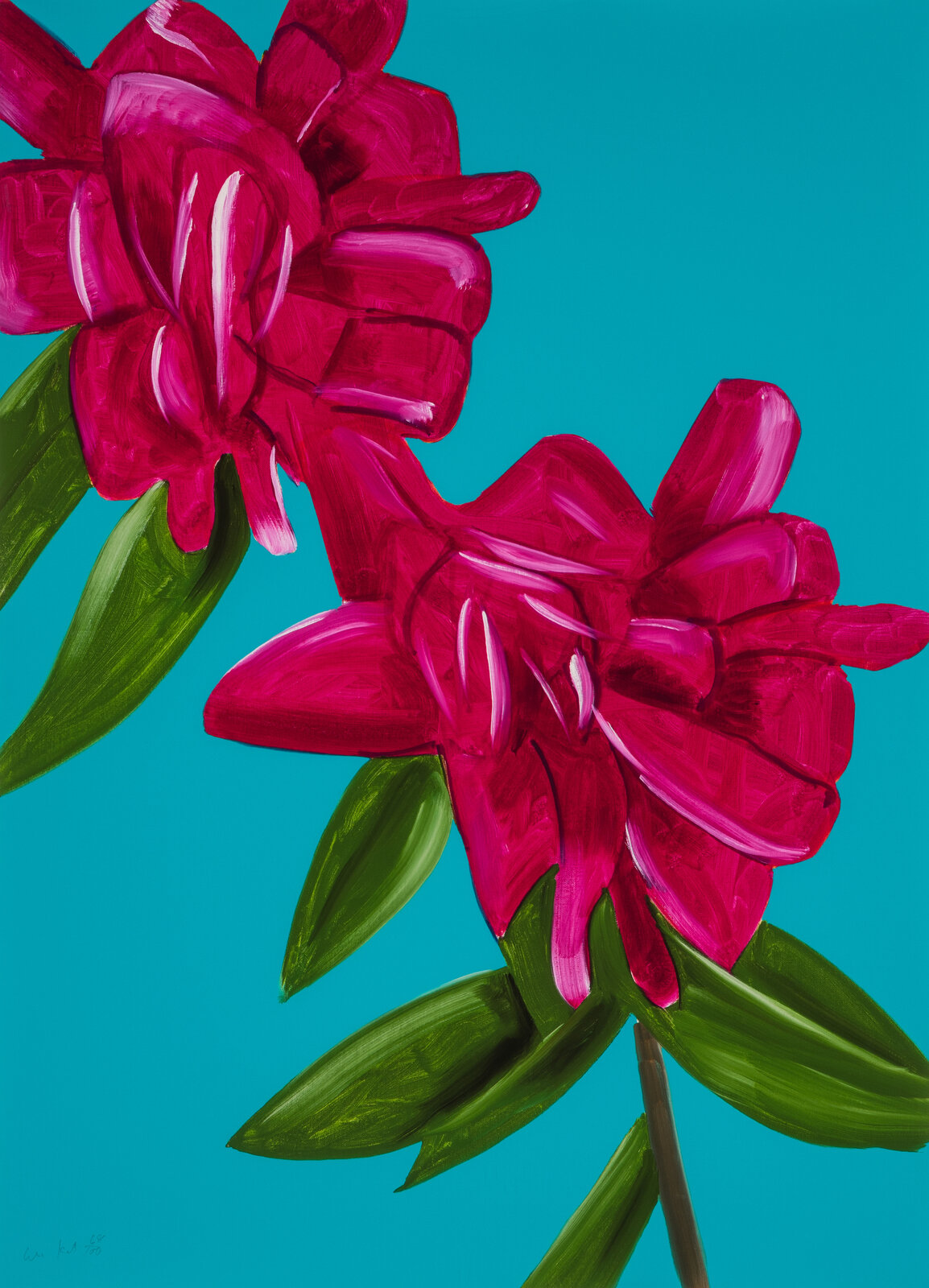 Alex Katz - Peonies