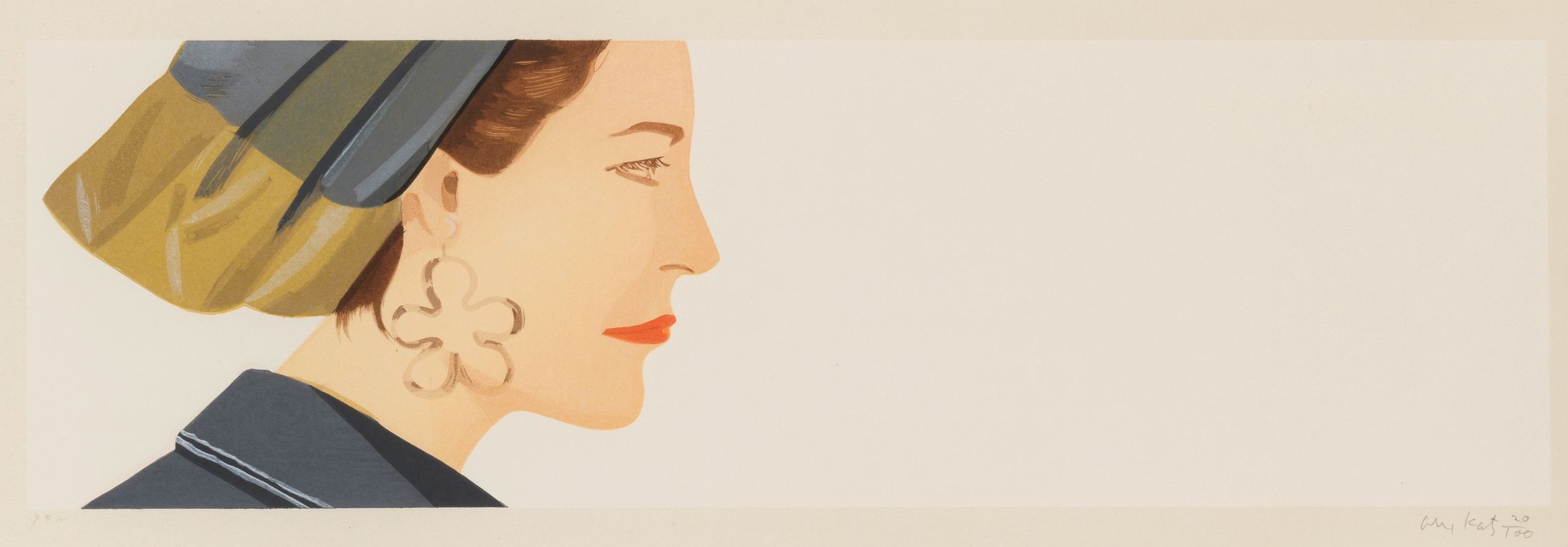 Alex Katz - Ursula (Cantz 250), 1990