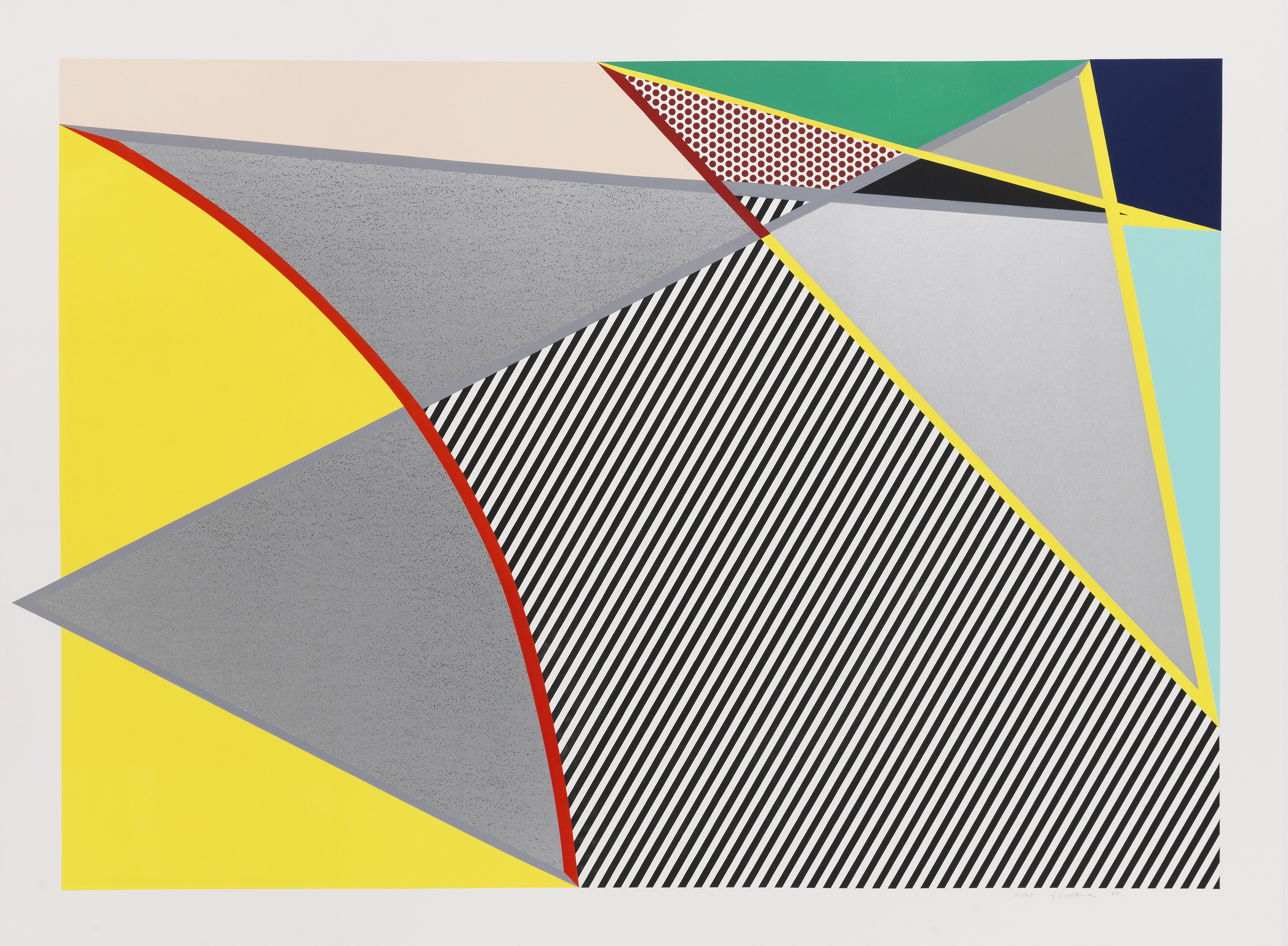 Roy Lichtenstein - Imperfect 67 " x 91 "
