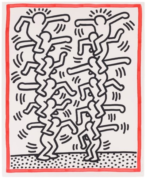 Keith Haring - Untitled, from Three Lithographs