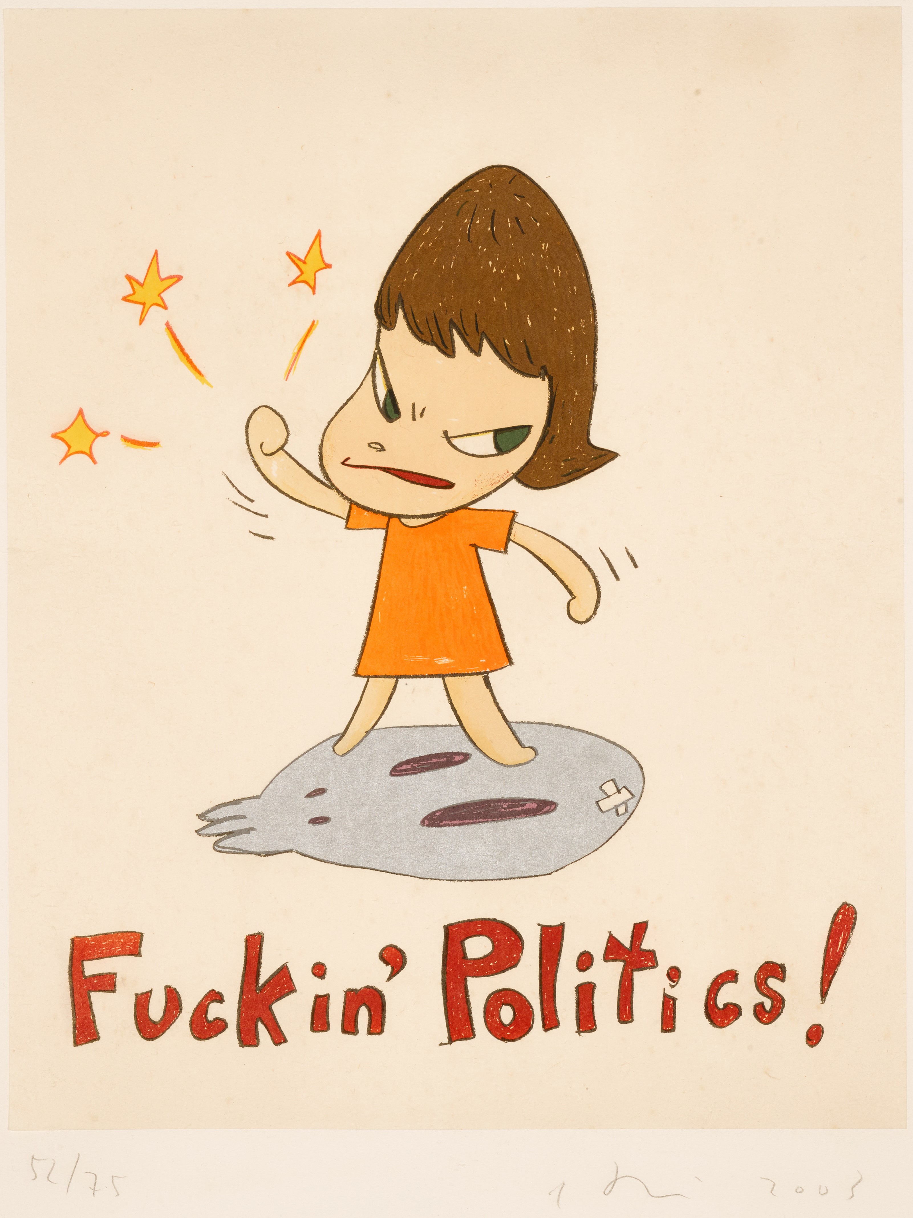 Yoshitomo Nara - Fuckin' Politics!