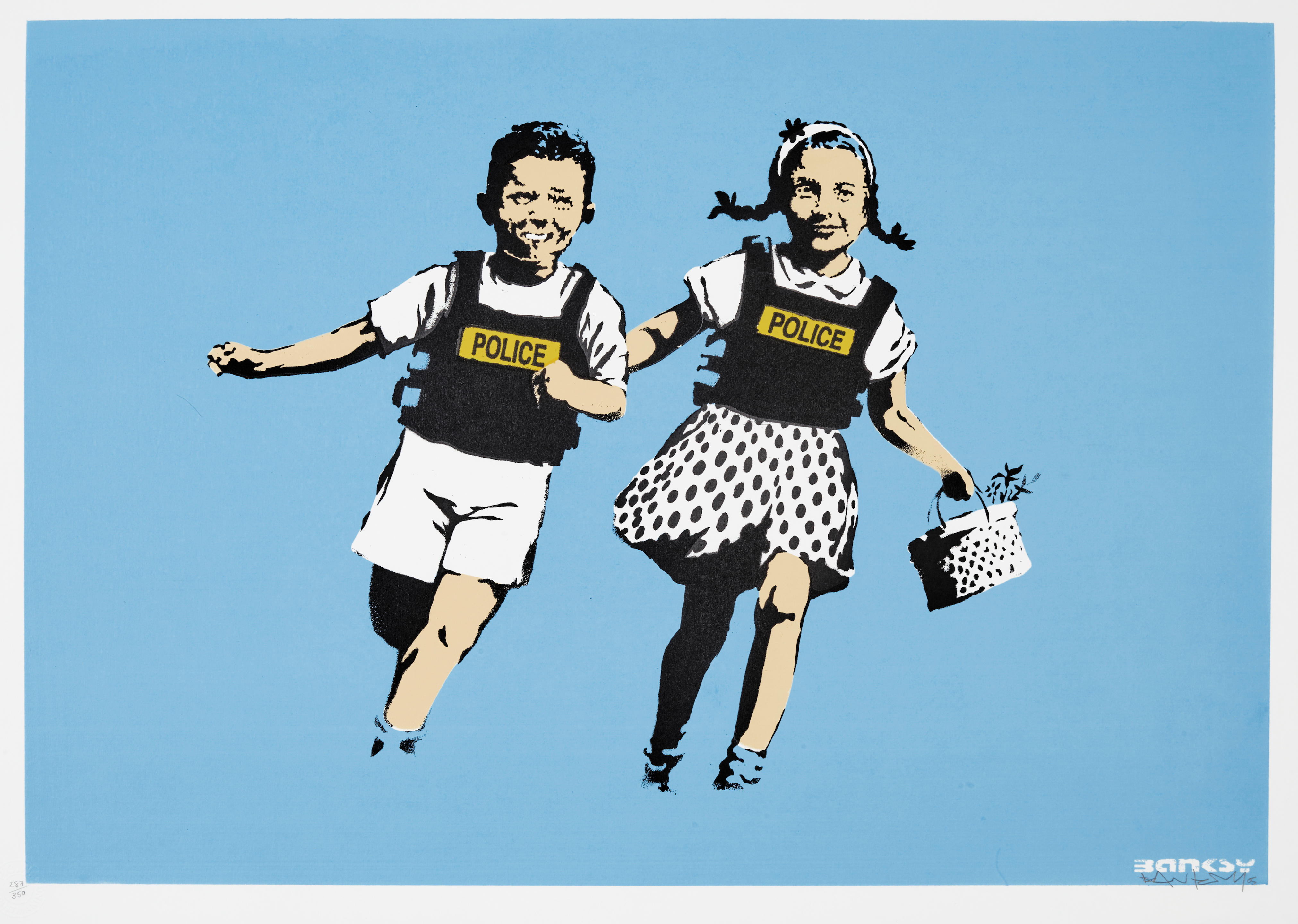 Banksy - Jack and Jill (Police Kids)