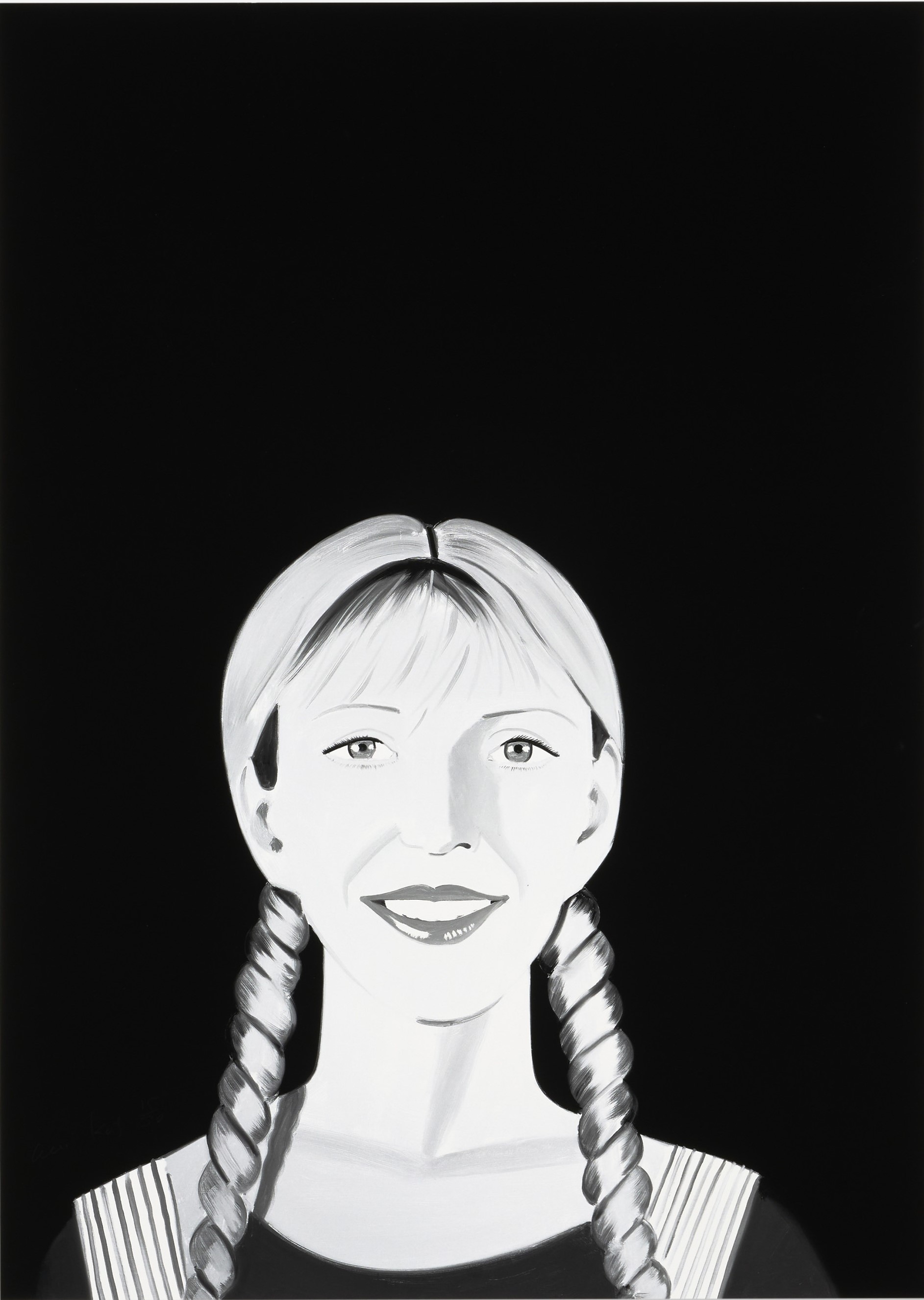 Alex Katz - Jessica (from the Smiles series)