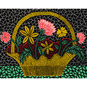 Yayoi Kusama - Flower Basket (Kusama 187)