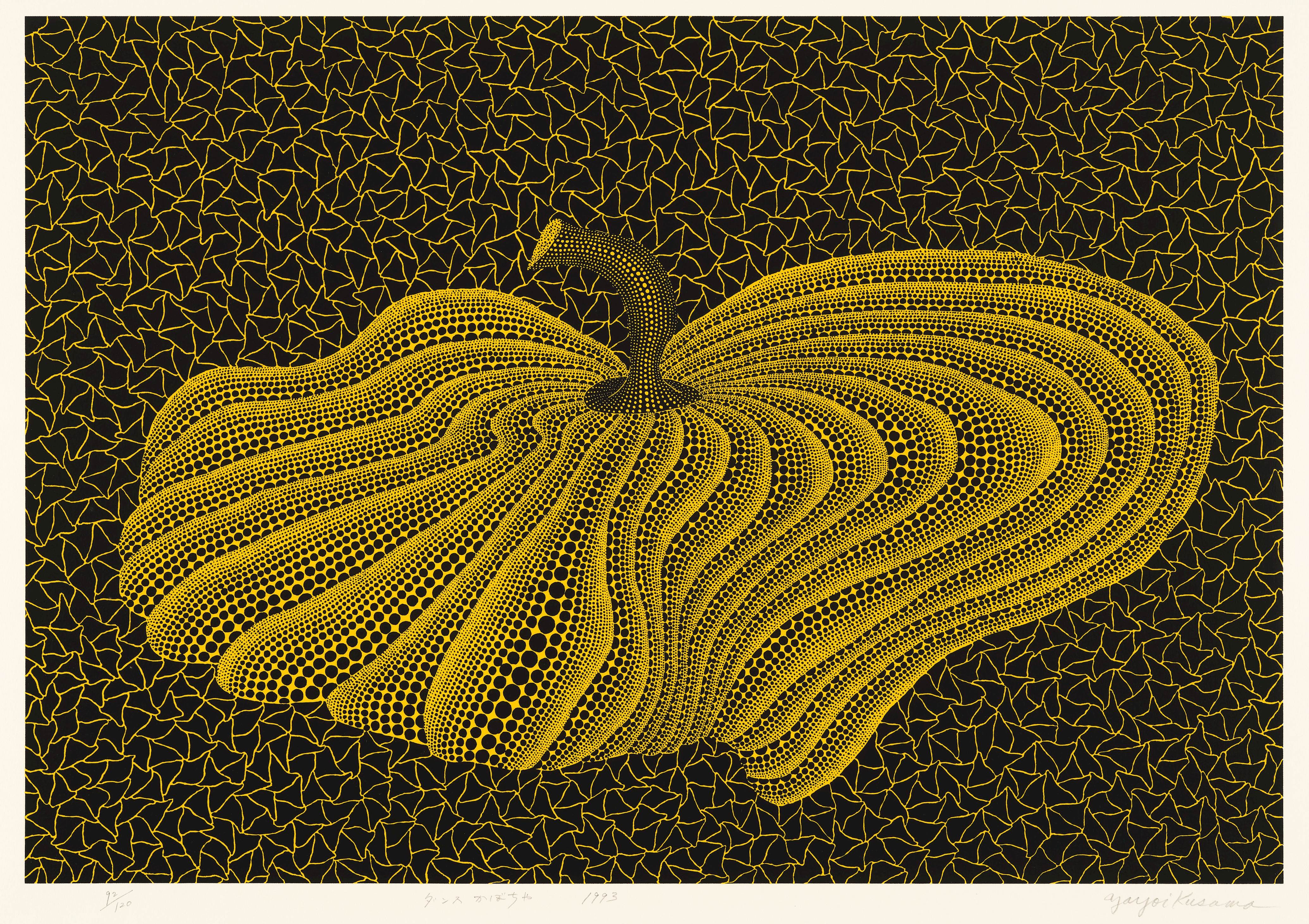 Yayoi Kusama - Dancing Pumpkin