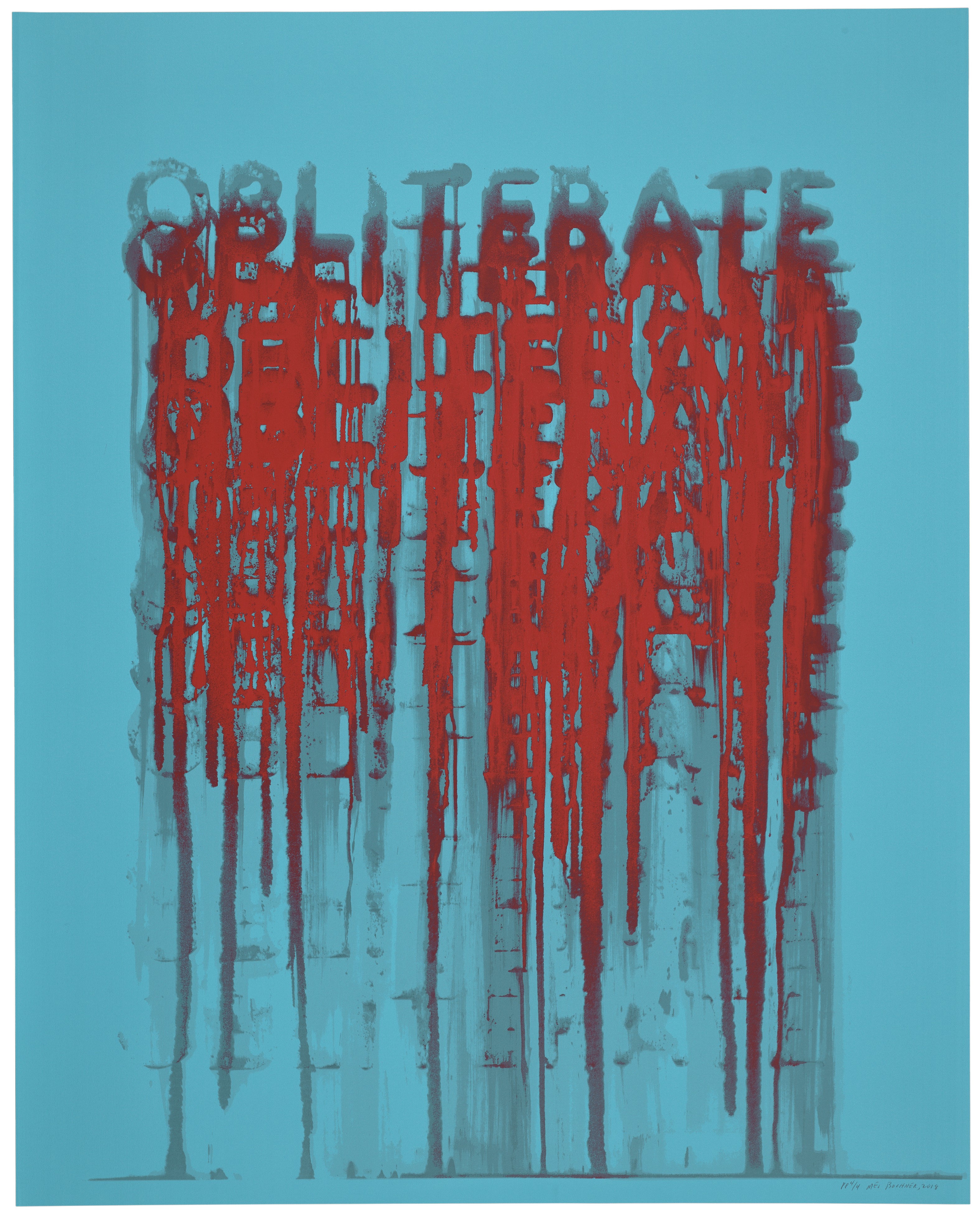 Mel Bochner - Obliterate (K. 2018.03)