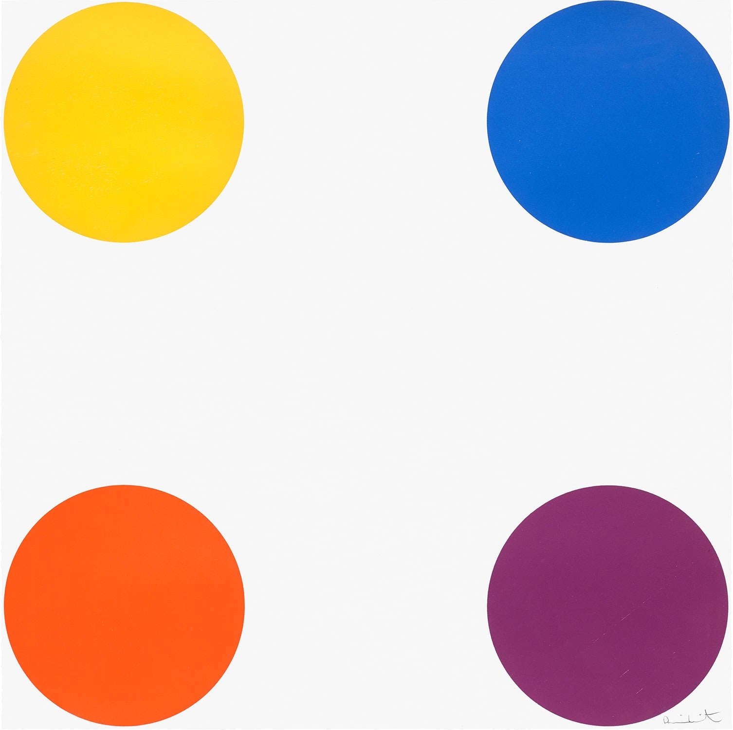 Damien Hirst - Norleucine, from 12 Woodcut Spots
