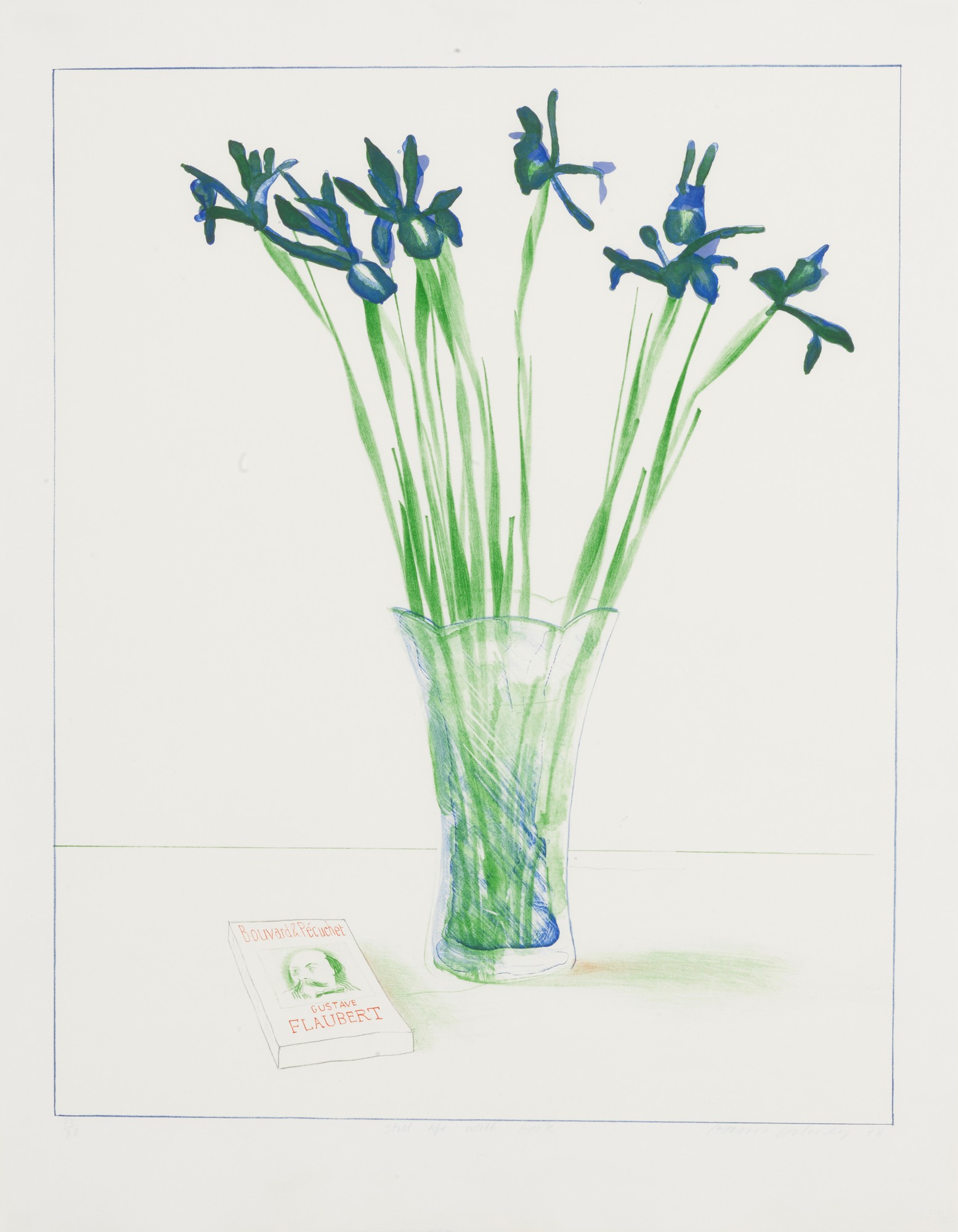 David Hockney - Still Life with Book (Scottish Arts Council 144; Museum of Contemporary Art, Tokyo 135)